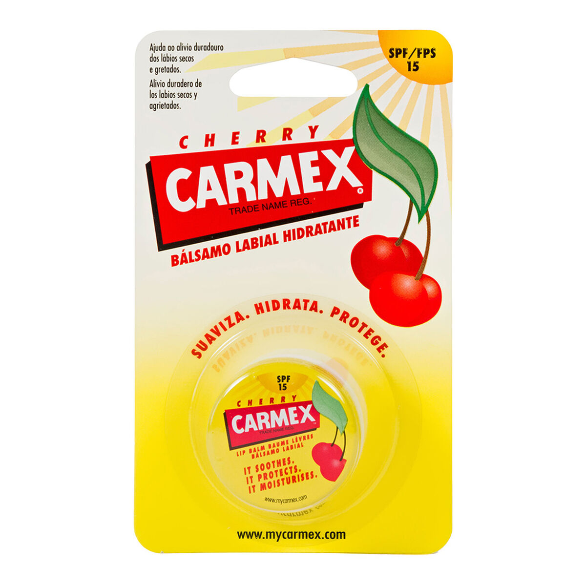 Βάλσαμο για τα Χείλη Carmex Cherry Spf 15 (7,5 g) Βάλσαμο για τα Χείλη Carmex Cherry Spf 15 (7,5 g)