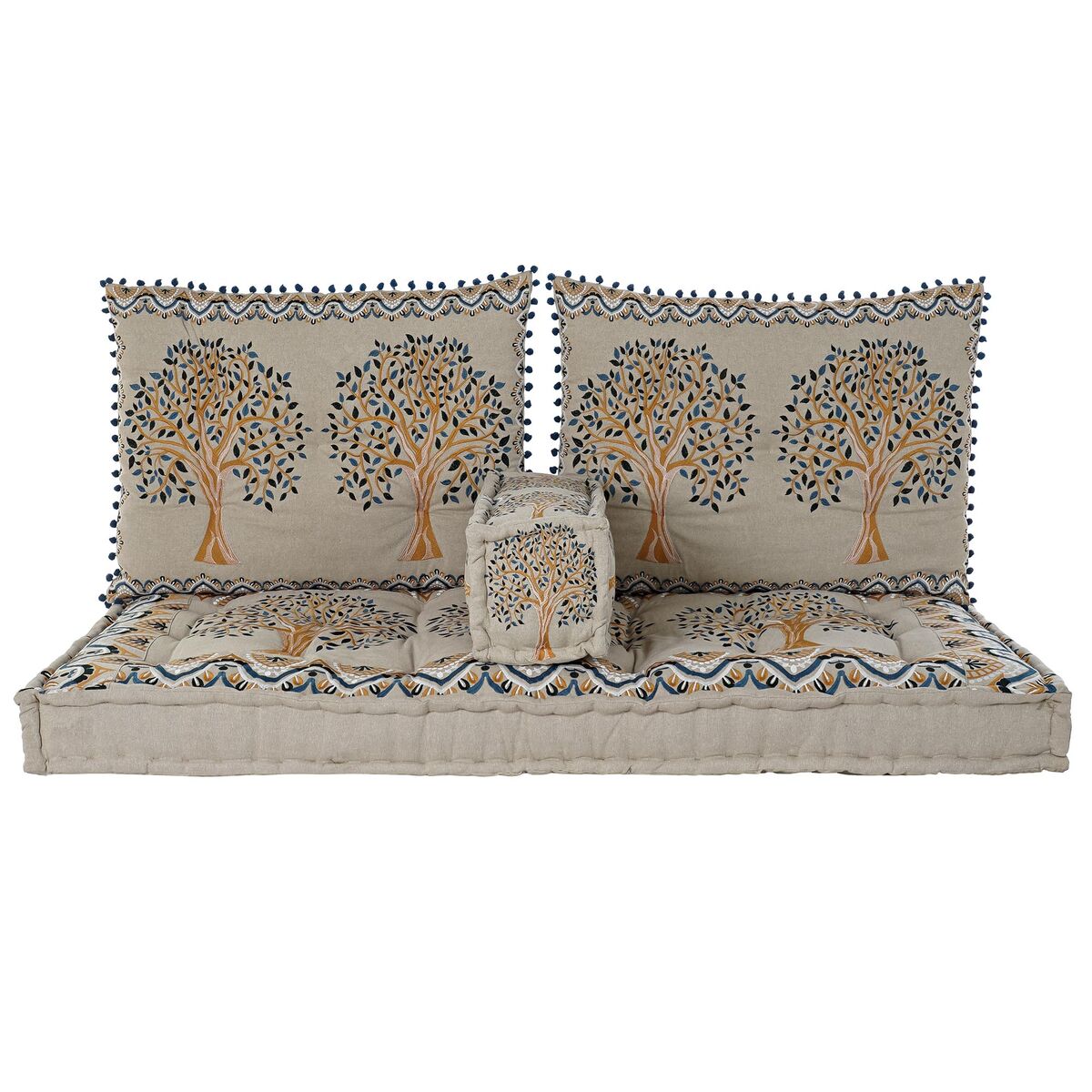 Πολυθρόνα DKD Home Decor Κίτρινο Μπλε Μπεζ 145 x 76 x 1 cm Πολυθρόνα DKD Home Decor Κίτρινο Μπλε Μπεζ 145 x 76 x 1 cm