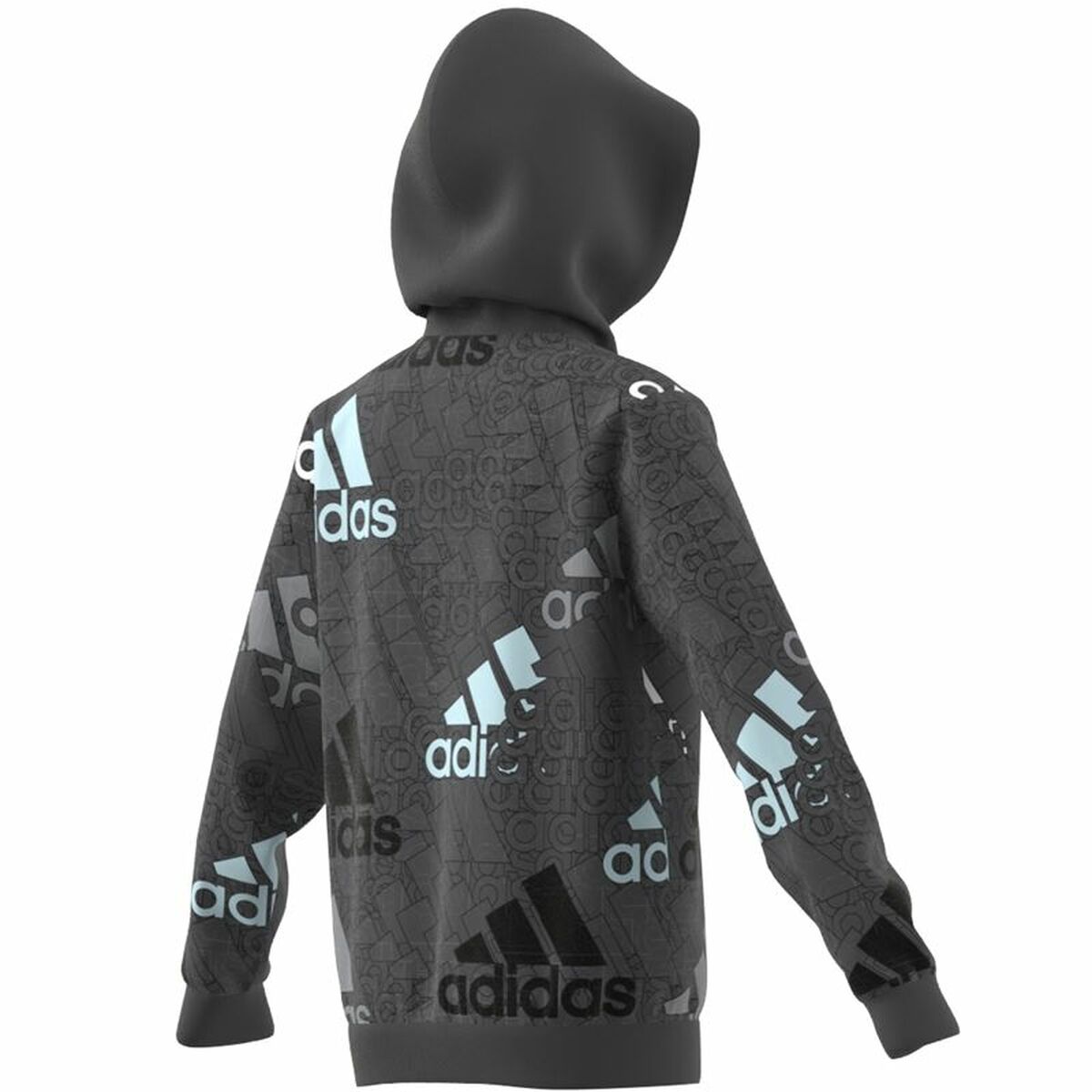 Unisex Φούτερ με Κουκούλα Adidas Performance Σκούρο γκρίζο Unisex Φούτερ με Κουκούλα Adidas Performance Σκούρο γκρίζο