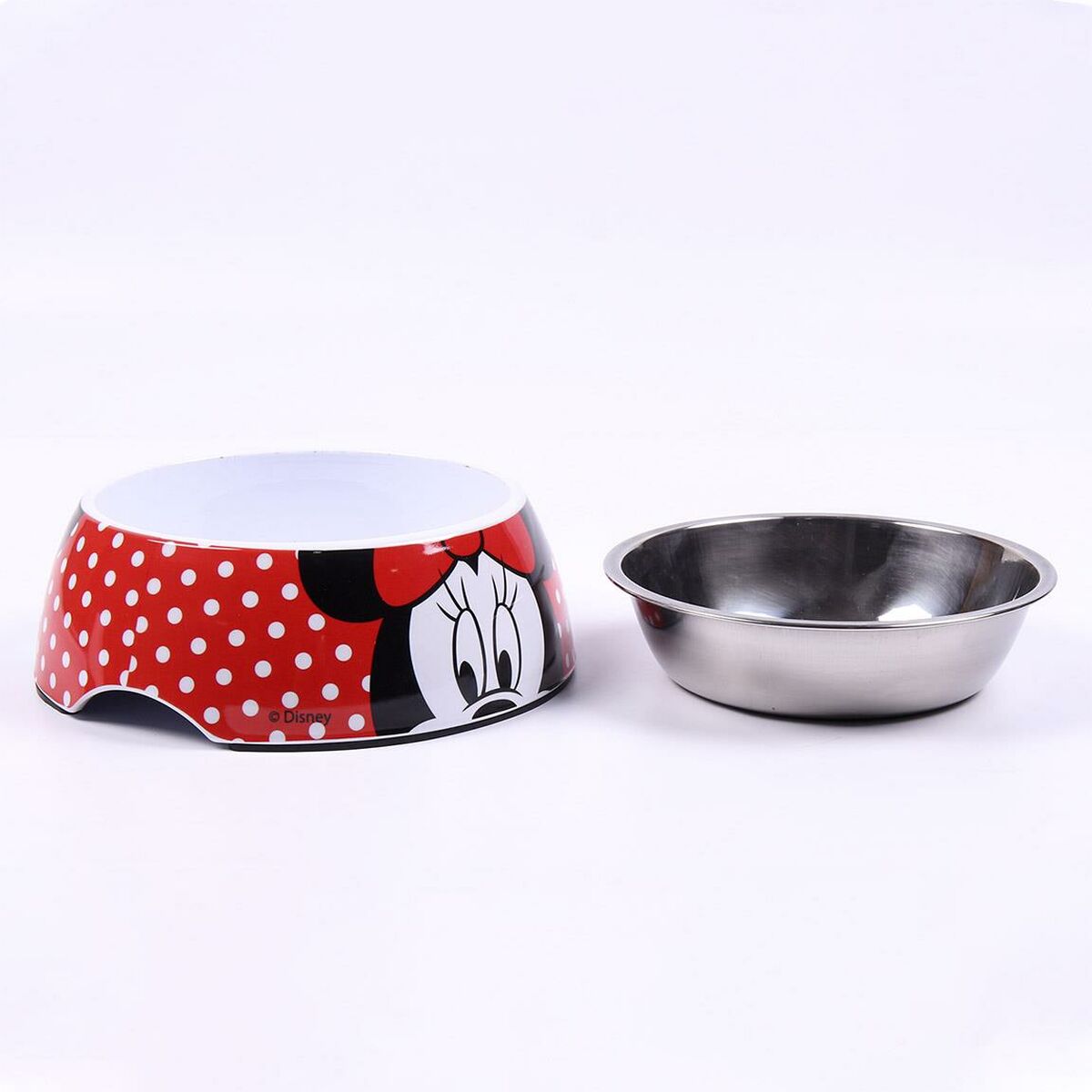 Ταΐστρα σκύλων Minnie Mouse Κόκκινο μελαμίνη 180 ml Μαύρο Μέταλλο