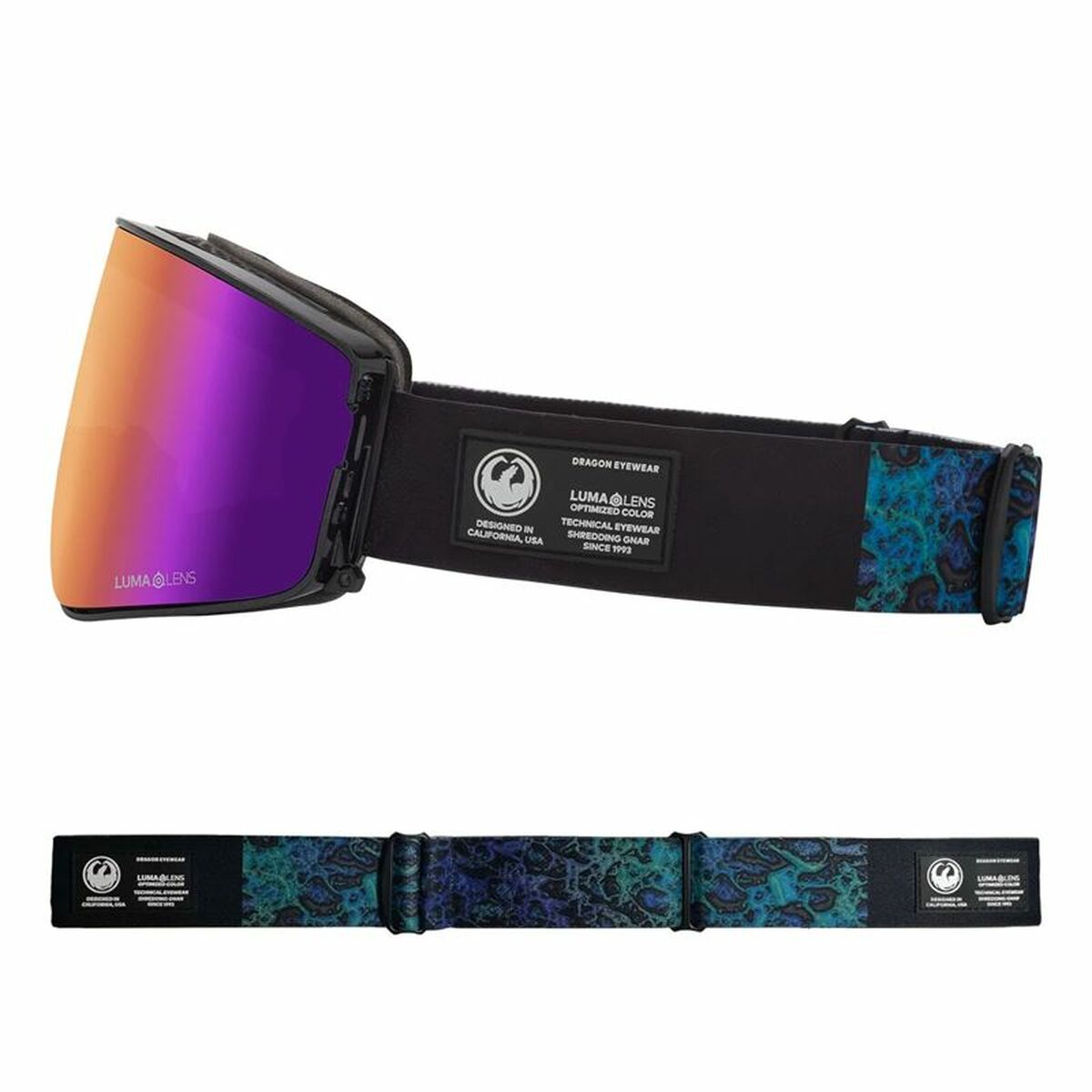 Γυαλιά για Σκι Snowboard Dragon Alliance Pxv2 Lumalens Midnight Μαύρο Γυαλιά για Σκι Snowboard Dragon Alliance Pxv2 Lumalens Midnight Μαύρο