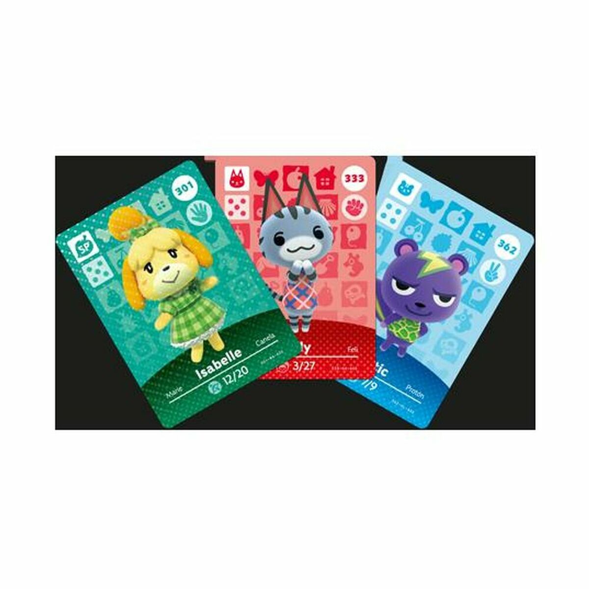 Παιδικό Παιχνίδι Nintendo amiibo Animal Crossing Cards - Series 4 Pack 3 Τεμάχια 3 Μονάδες