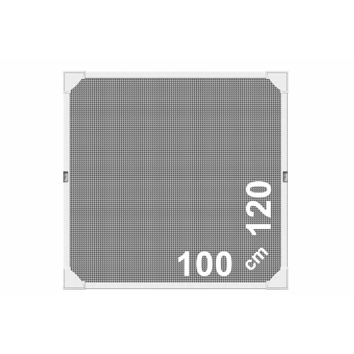 Δίχτυ για κουνουπιέρες Schellenberg Μαγνητική Με πλαίσιο Fiberglass Λευκό (100 x 120 cm)