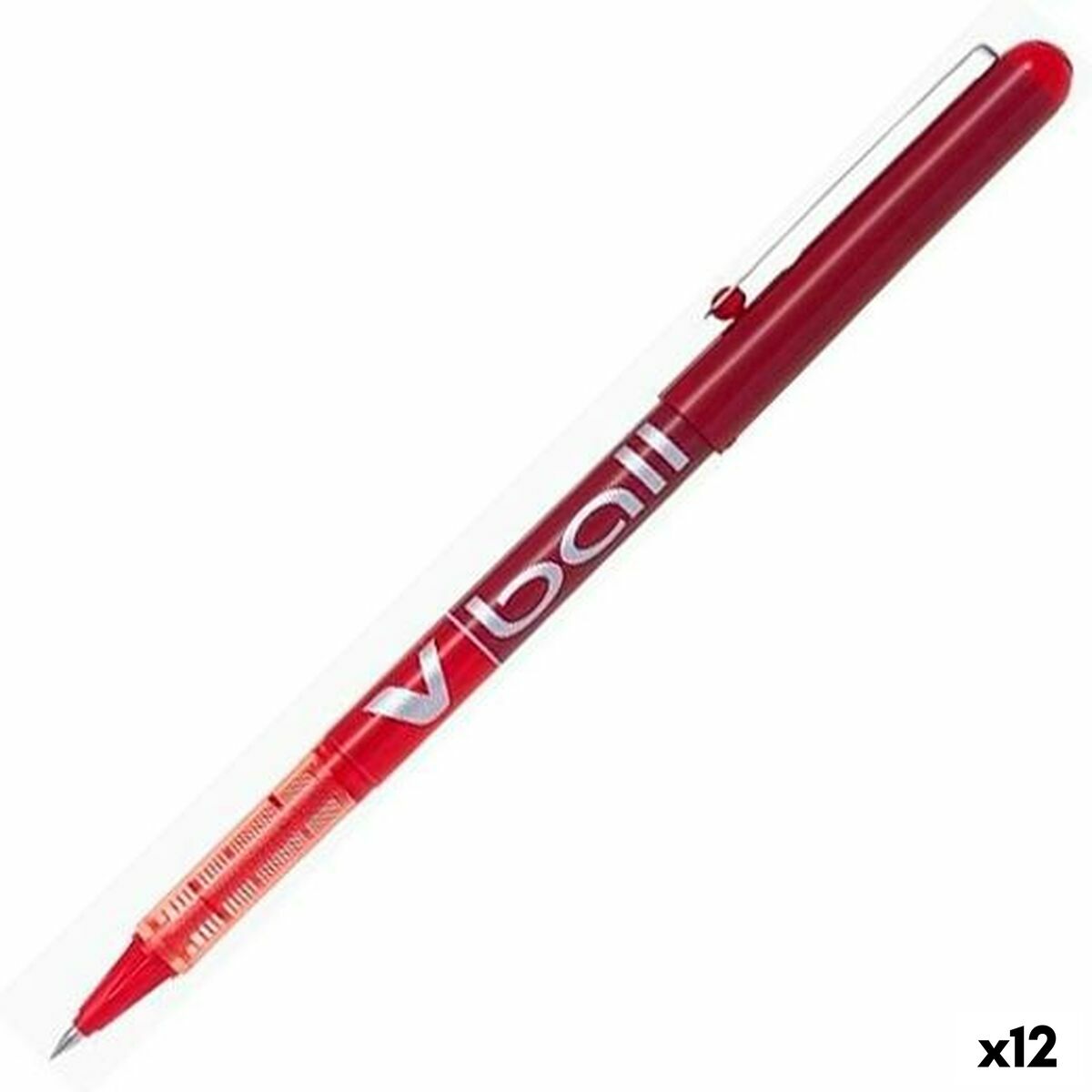 Μολύβι Roller Pilot V Ball Κόκκινο 0,5 mm (12 Μονάδες)