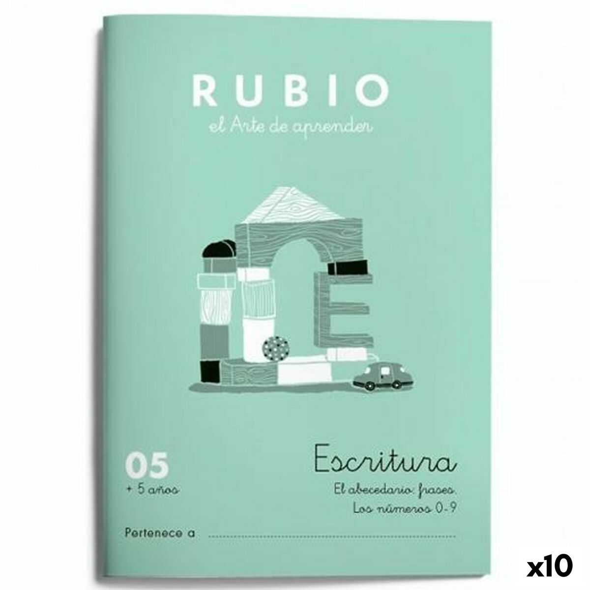 Writing and calligraphy notebook Rubio Nº05 A5 Ισπανικά 20 Φύλλα (x10) Writing and calligraphy notebook Rubio Nº05 A5 Ισπανικά 20 Φύλλα (x10)
