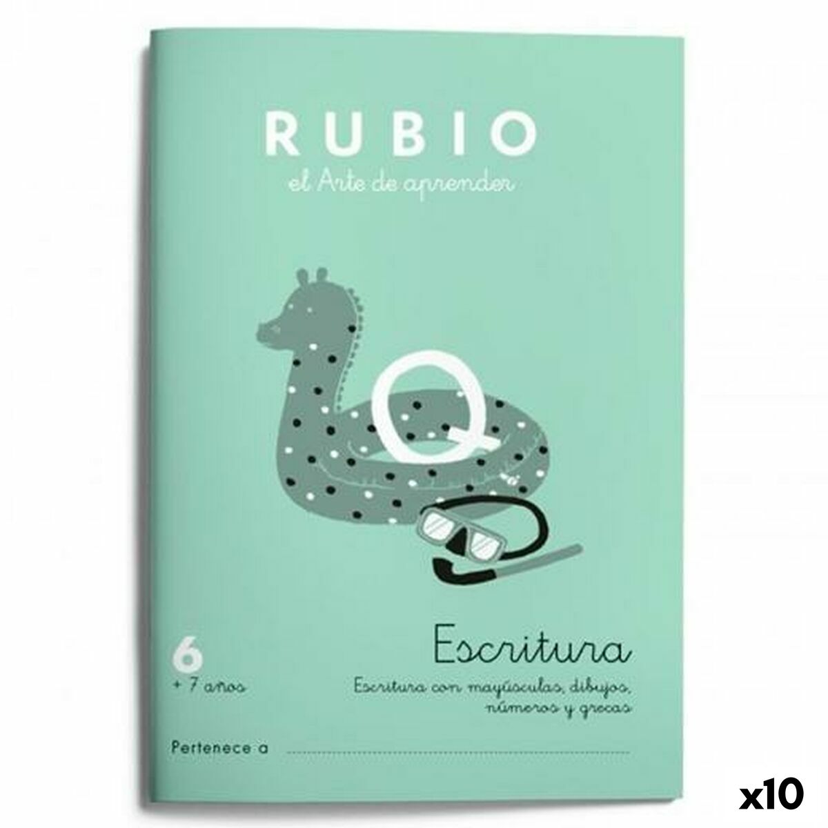 Writing and calligraphy notebook Rubio Nº06 A5 Ισπανικά 20 Φύλλα (x10) Writing and calligraphy notebook Rubio Nº06 A5 Ισπανικά 20 Φύλλα (x10)