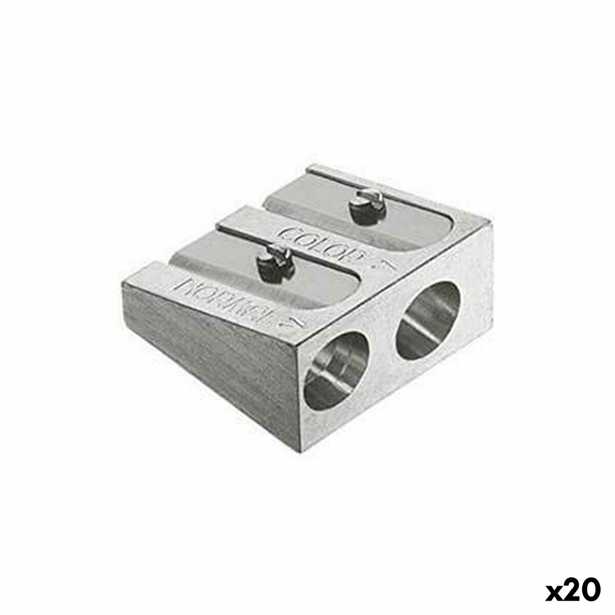 Ξύστρα Faber-Castell Ασημί Μέταλλο (20 Μονάδες) Ξύστρα Faber-Castell Ασημί Μέταλλο (20 Μονάδες)