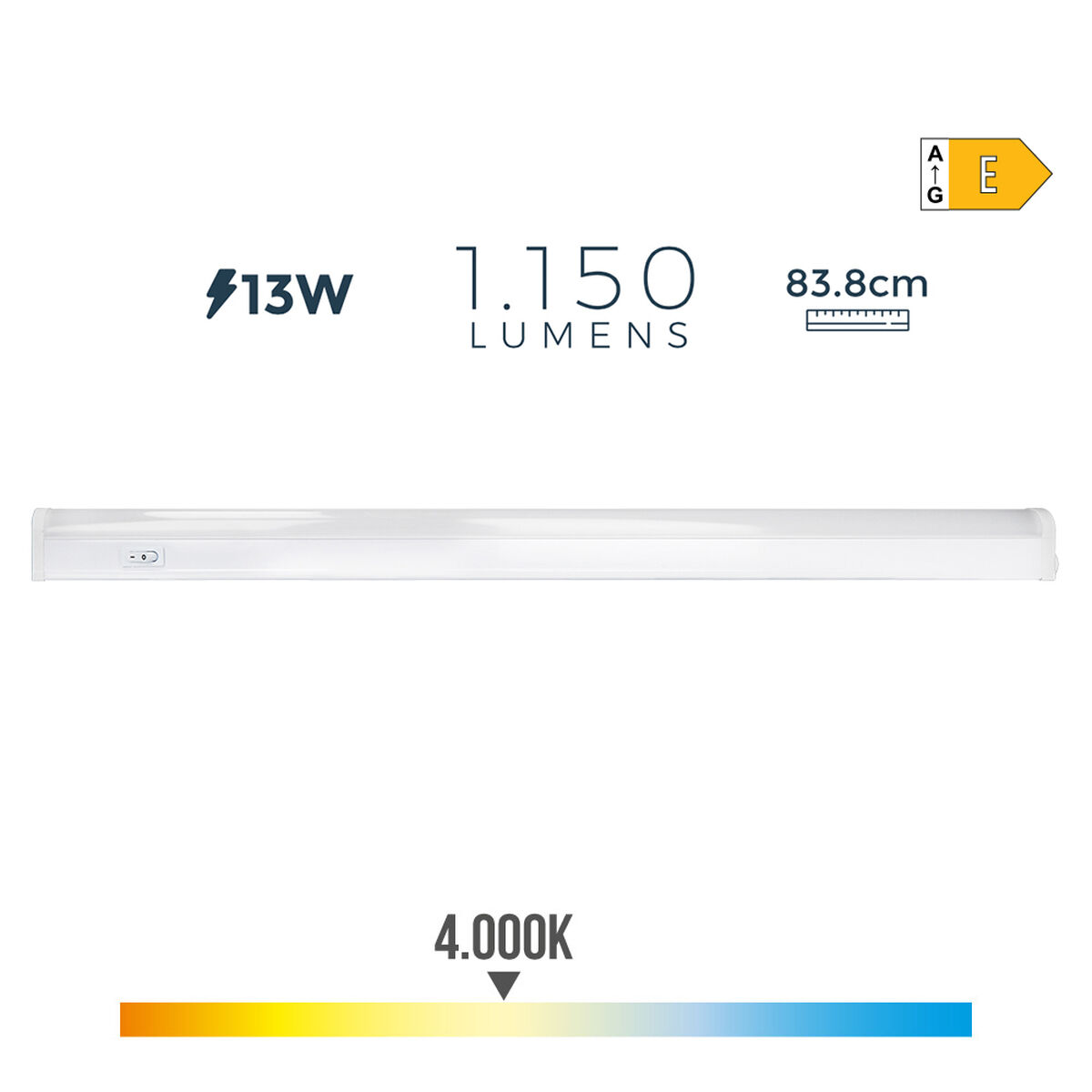 LED Σωλήνας EDM 31696 A E 13 W 1150 Lm (4000 K) LED Σωλήνας EDM 31696 A E 13 W 1150 Lm (4000 K)