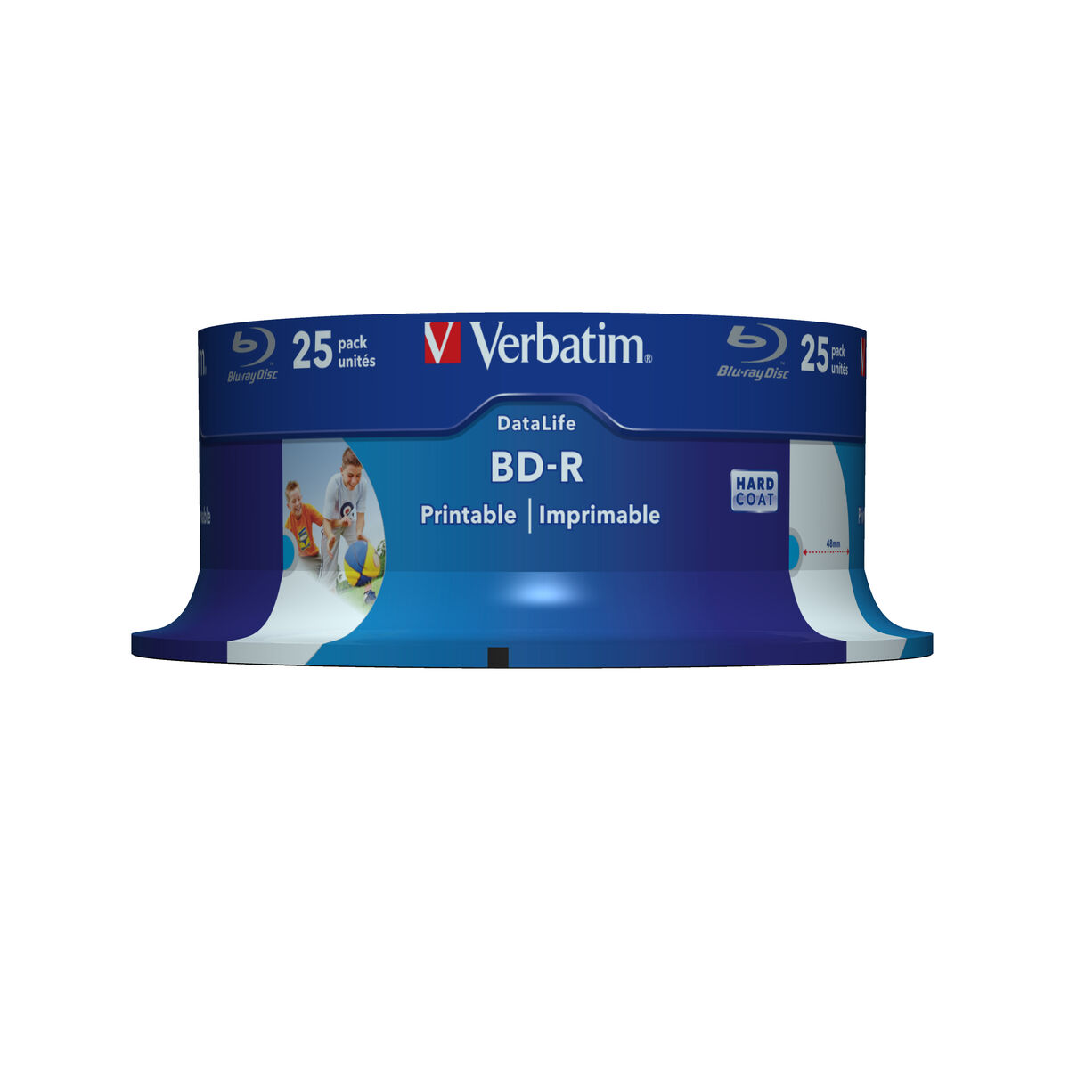 Blu-Ray BD-R Εκτυπώσιμο Verbatim Wide Inkjet Datalife 25 Μονάδες 25 GB 6x Blu-Ray BD-R Εκτυπώσιμο Verbatim Wide Inkjet Datalife 25 Μονάδες 25 GB 6x
