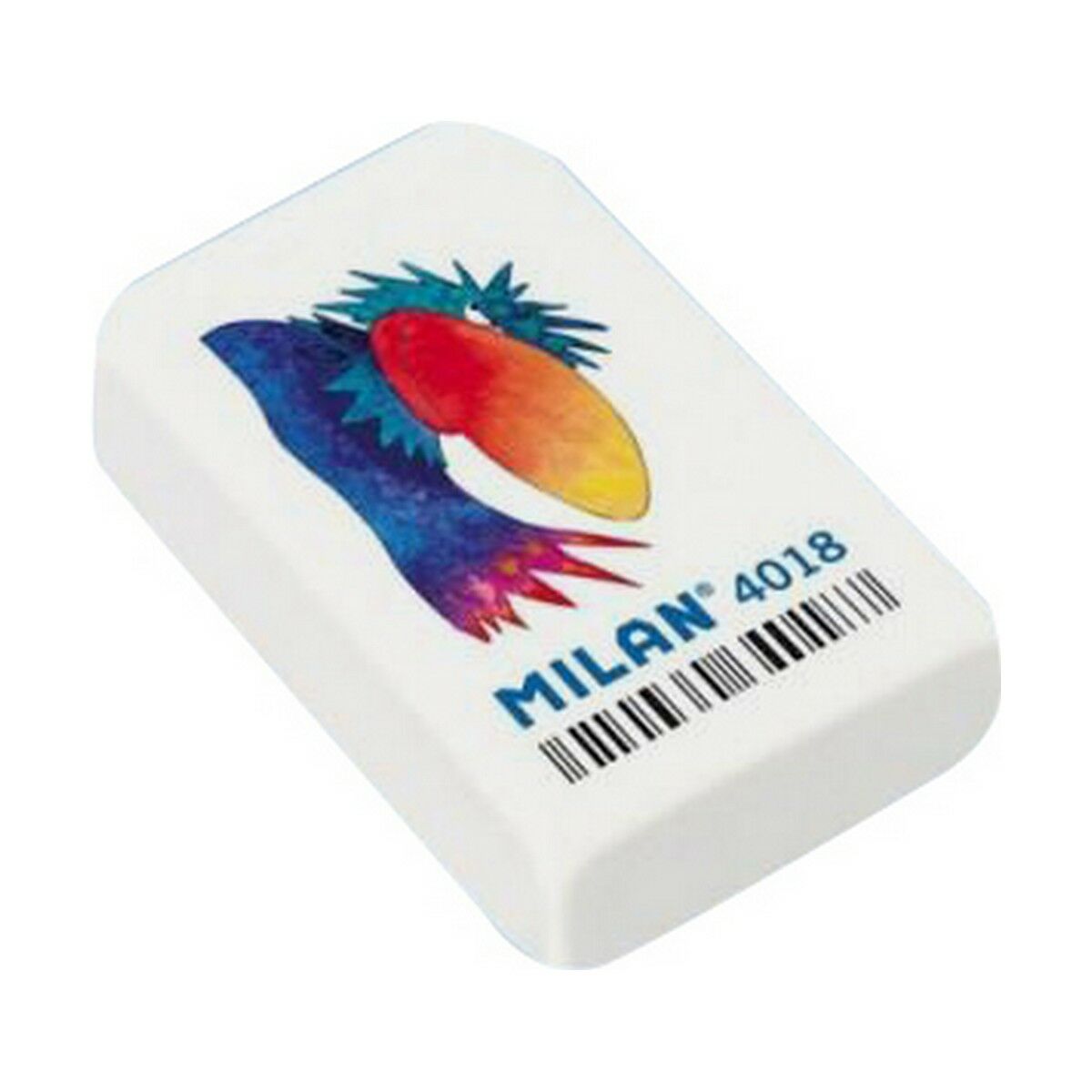Γόμα Milan 4018 Λευκό 18 Τεμάχια Γόμα Milan 4018 Λευκό 18 Τεμάχια