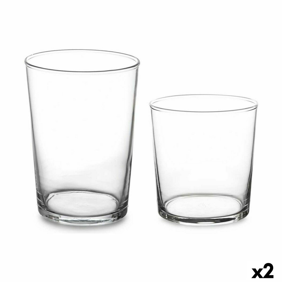 Σετ ποτηριών Pasabahce Bistro Διαφανές Γυαλί 380 ml 510 ml (x2) Σετ ποτηριών Pasabahce Bistro Διαφανές Γυαλί 380 ml 510 ml (x2)