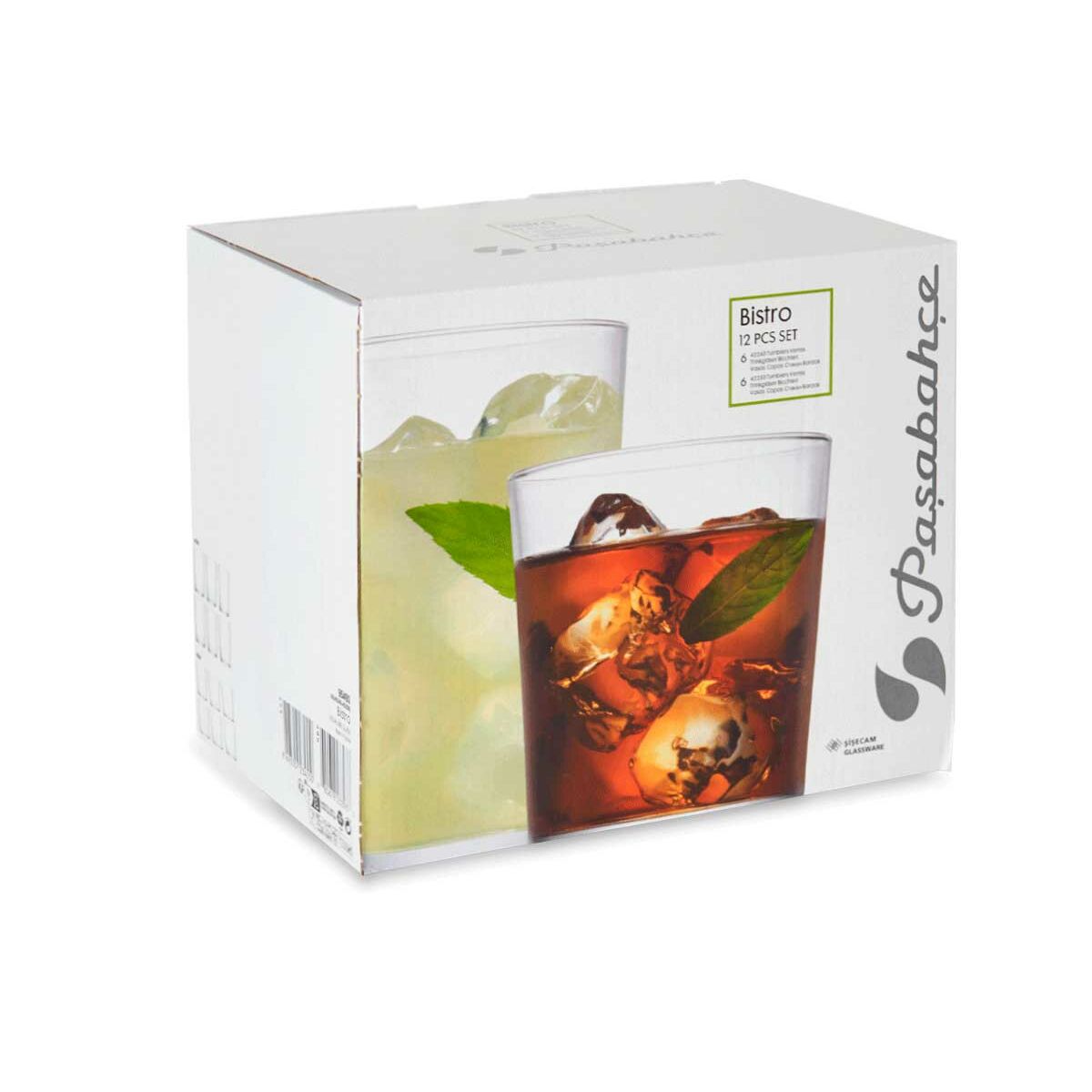 Σετ ποτηριών Pasabahce Bistro Διαφανές Γυαλί 380 ml 510 ml (x2) Σετ ποτηριών Pasabahce Bistro Διαφανές Γυαλί 380 ml 510 ml (x2)
