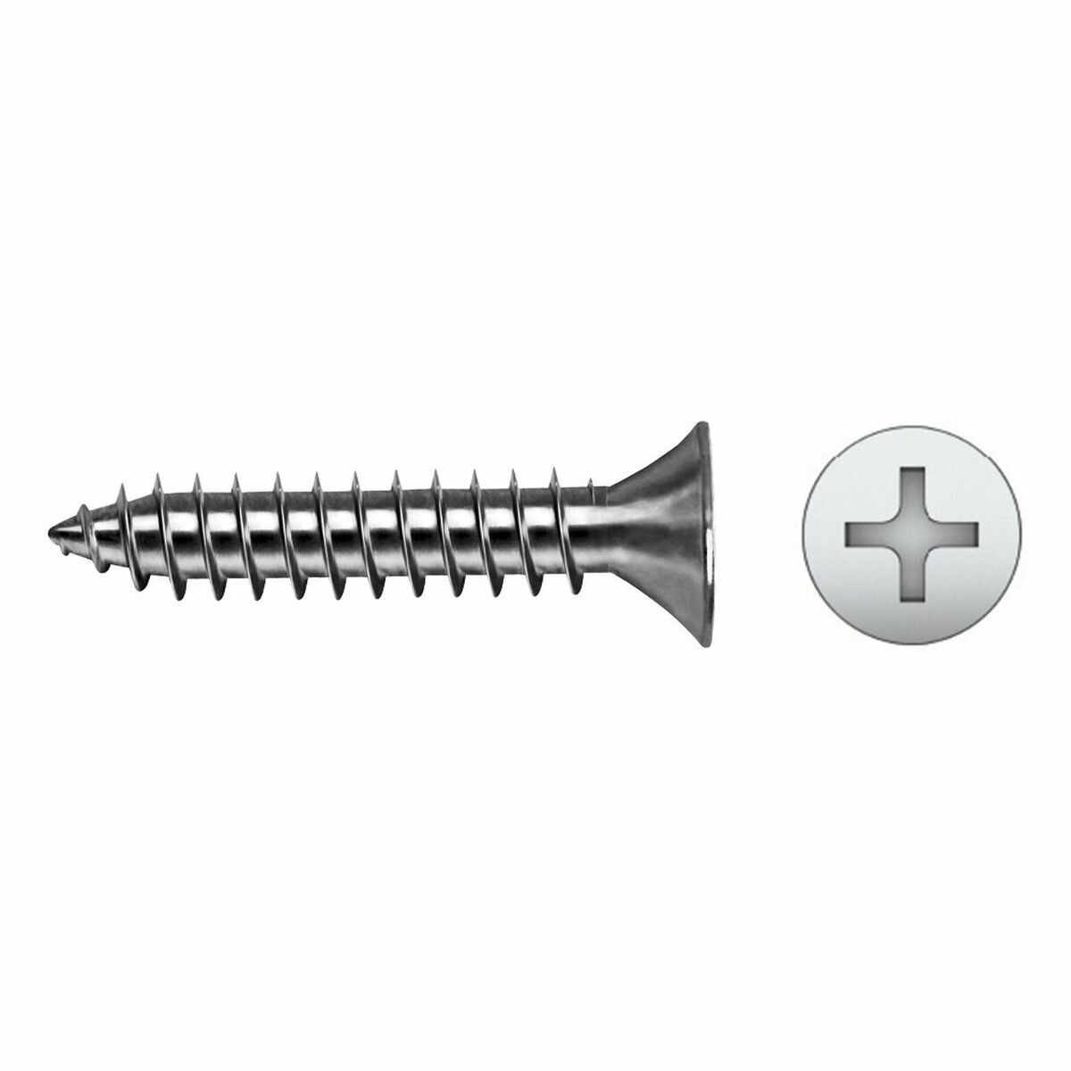 Βιδωτό κουτί CELO 3,5 x 19 mm Βίδα για λαμαρίνα 500 Μονάδες Ψευδάργυρο Βιδωτό κουτί CELO 3,5 x 19 mm Βίδα για λαμαρίνα 500 Μονάδες Ψευδάργυρο