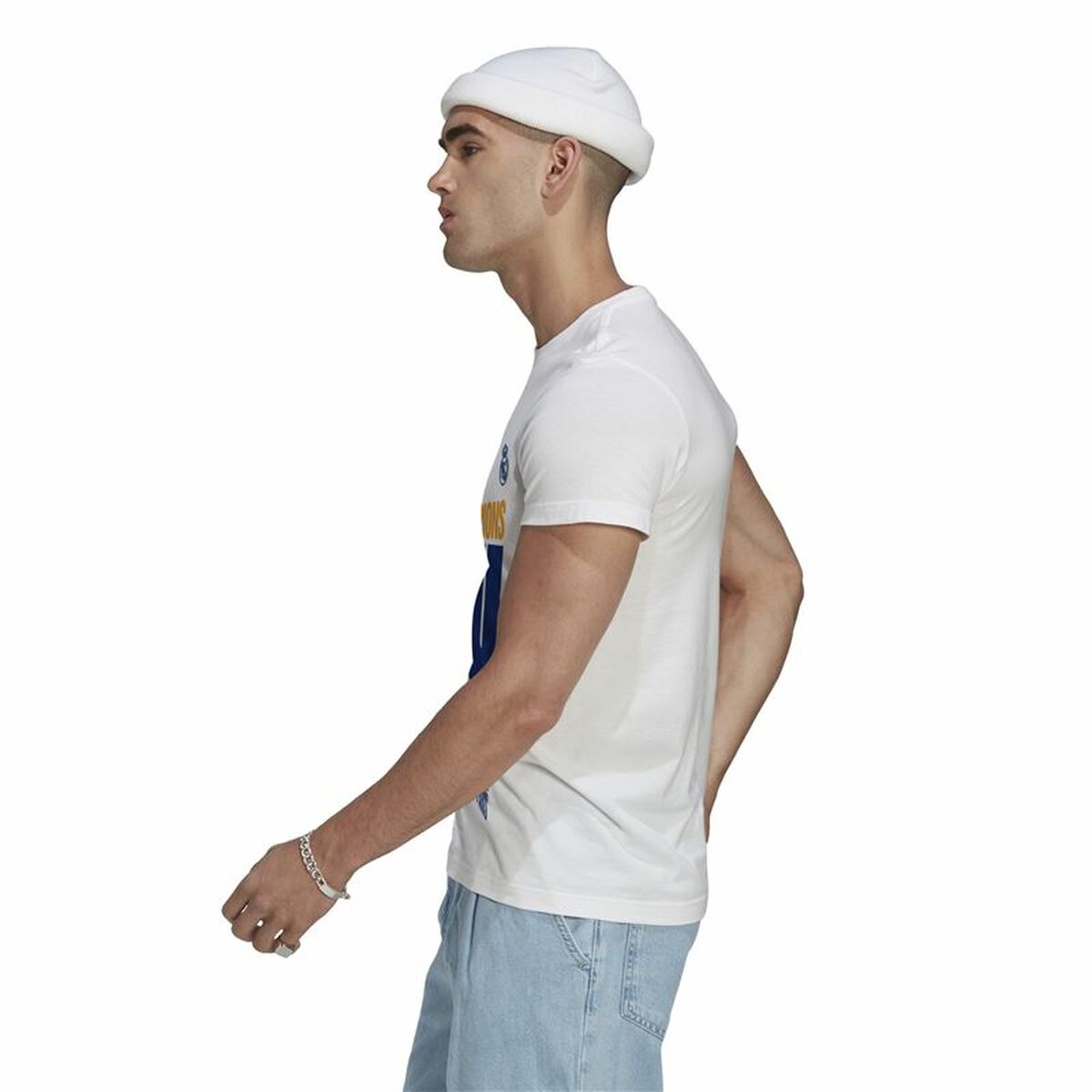 Ανδρικά Κοντομάνικα Πουκάμισα Ποδοσφαίρου Adidas Real Madrid Champions 2022