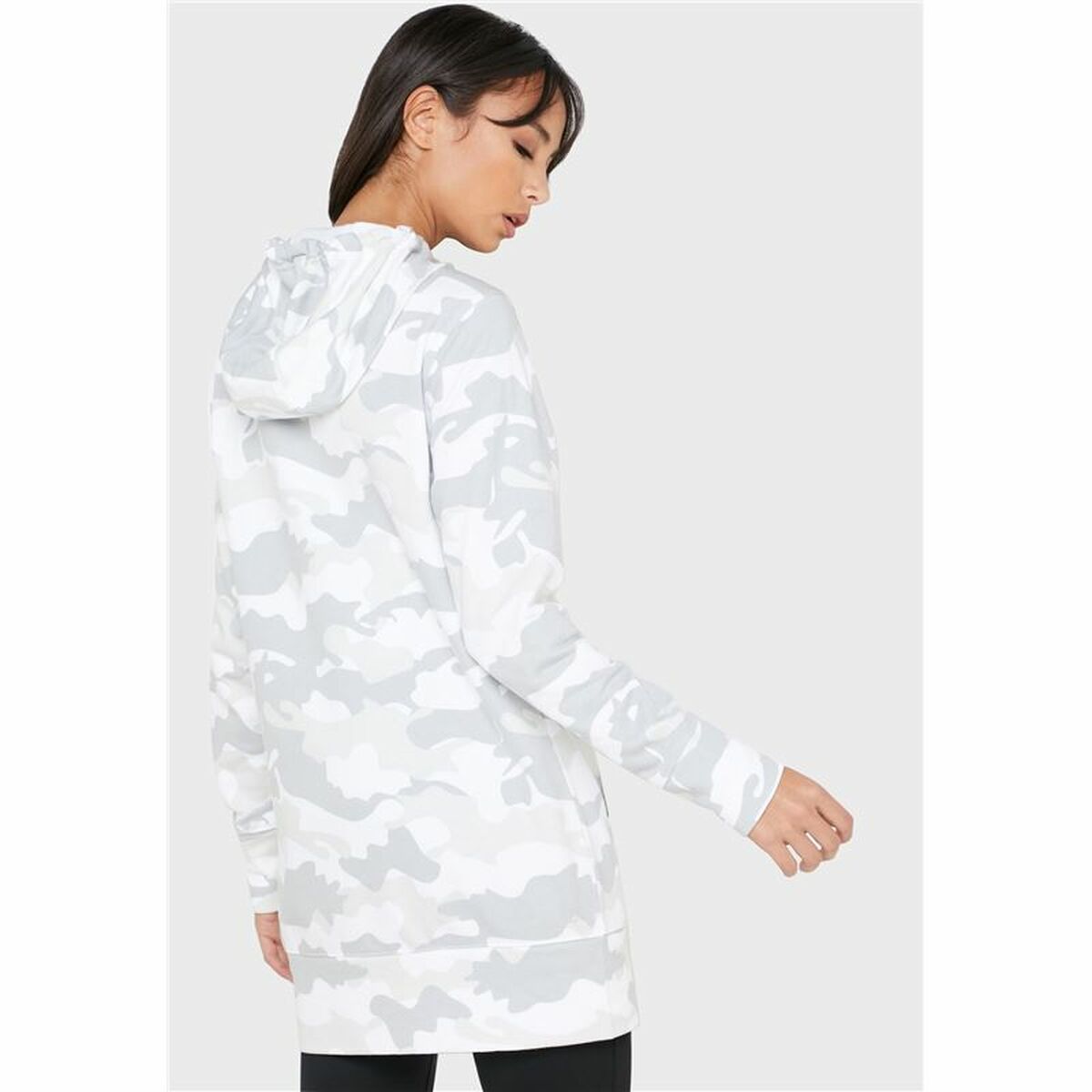Γυναικείο Αθλητικό Μπουφάν Calvin Klein Full Zip Λευκό Γυναικείο Αθλητικό Μπουφάν Calvin Klein Full Zip Λευκό