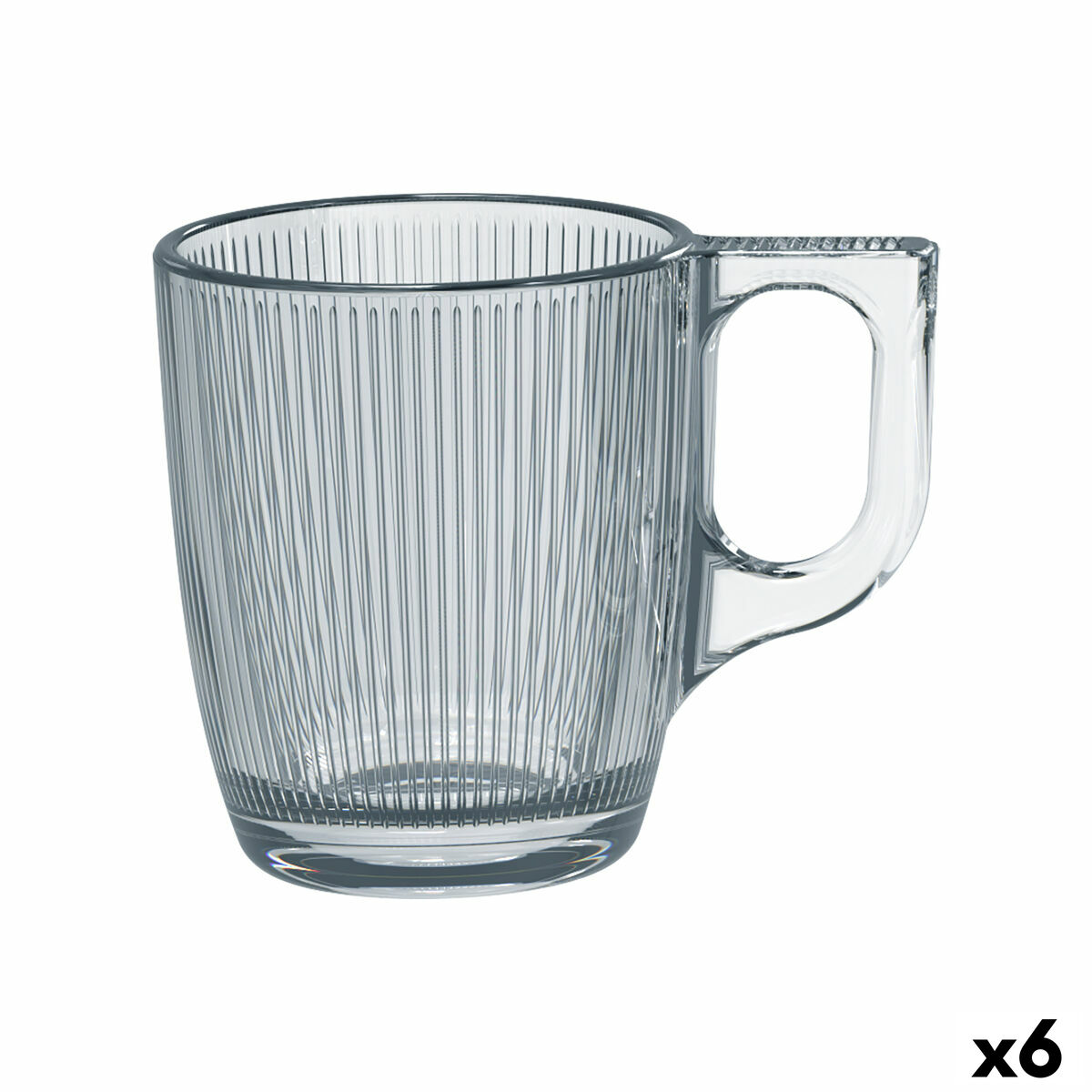 Kopp Luminarc Stripy Διαφανές Γυαλί 90 ml (x6) Kopp Luminarc Stripy Διαφανές Γυαλί 90 ml (x6)