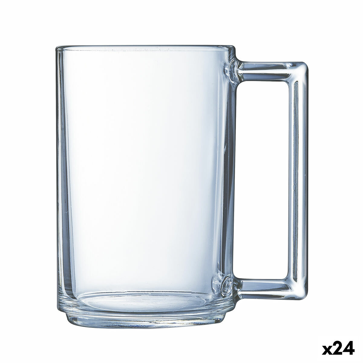 Kopp Luminarc à La Bonne Heure Διαφανές Πρωινό Γυαλί 320 ml (24 Μονάδες) Kopp Luminarc à La Bonne Heure Διαφανές Πρωινό Γυαλί 320 ml (24 Μονάδες)