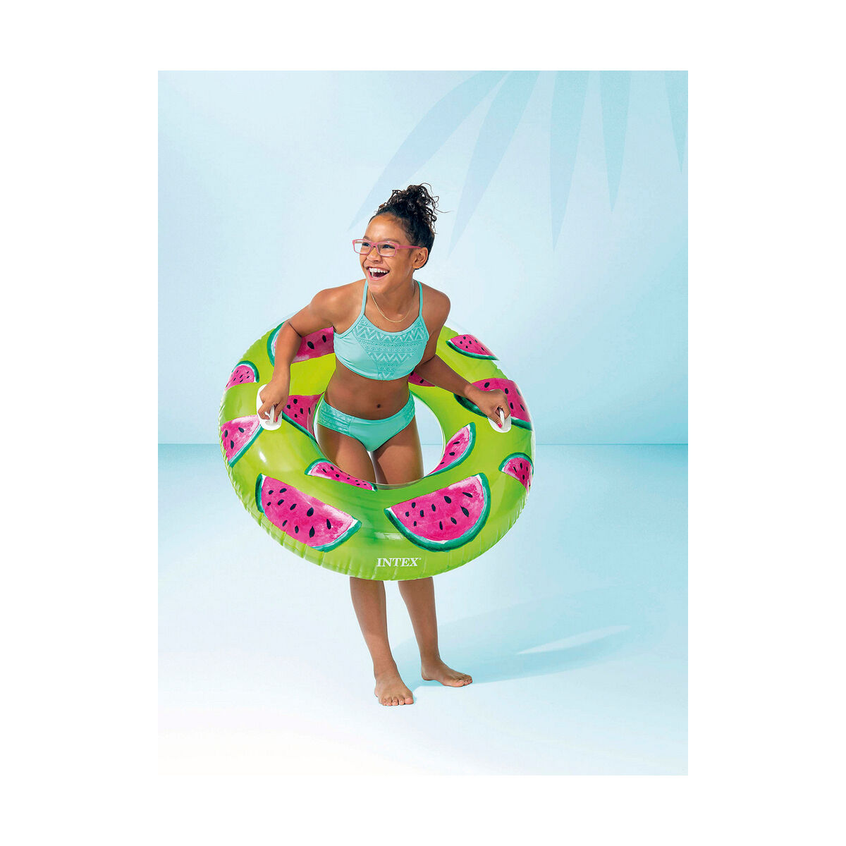 Inflatable Pool Float Intex Φρούτα PVC Ø 107 cm Inflatable Pool Float Intex Φρούτα PVC Ø 107 cm