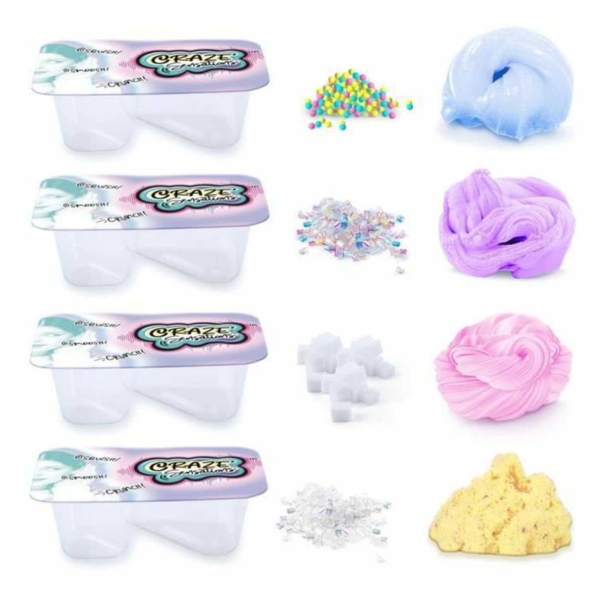 Slime Canal Toys Craze Foam (4 Μονάδες)