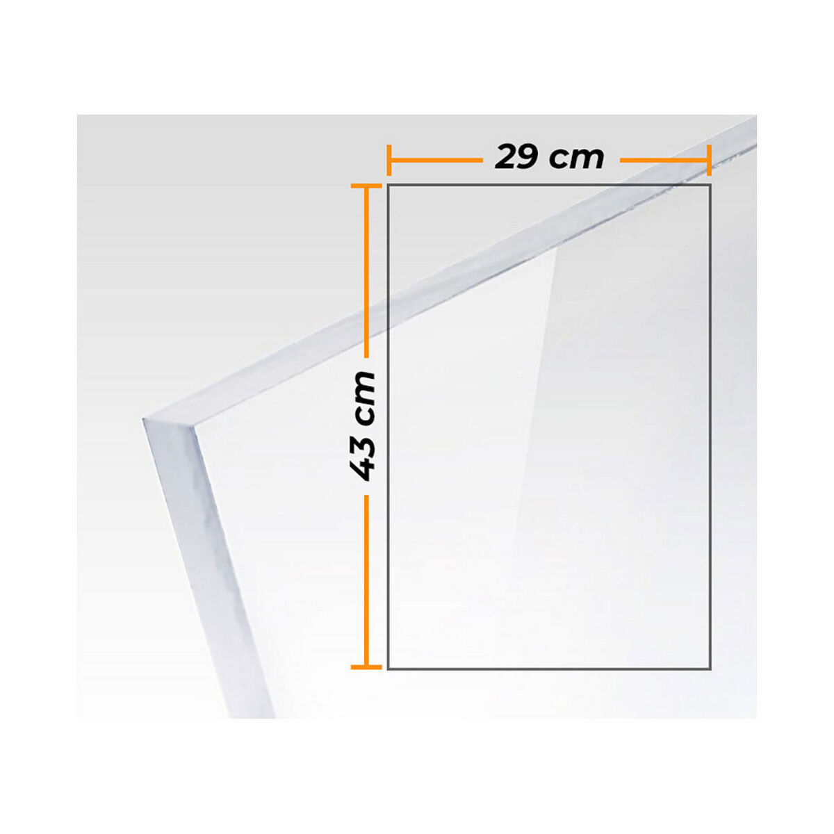 Πλάκα Compossar Διαφανές 3 mm Μεθακρυλικό 29 x 43 cm Πλάκα Compossar Διαφανές 3 mm Μεθακρυλικό 29 x 43 cm