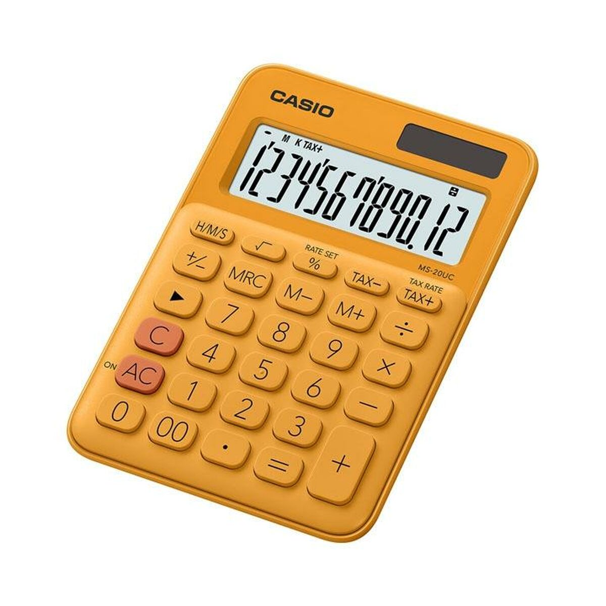 Αριθμομηχανή Casio MS-20UC 2,3 x 10,5 x 14,95 cm Πορτοκαλί (x10) Αριθμομηχανή Casio MS-20UC 2,3 x 10,5 x 14,95 cm Πορτοκαλί (x10)