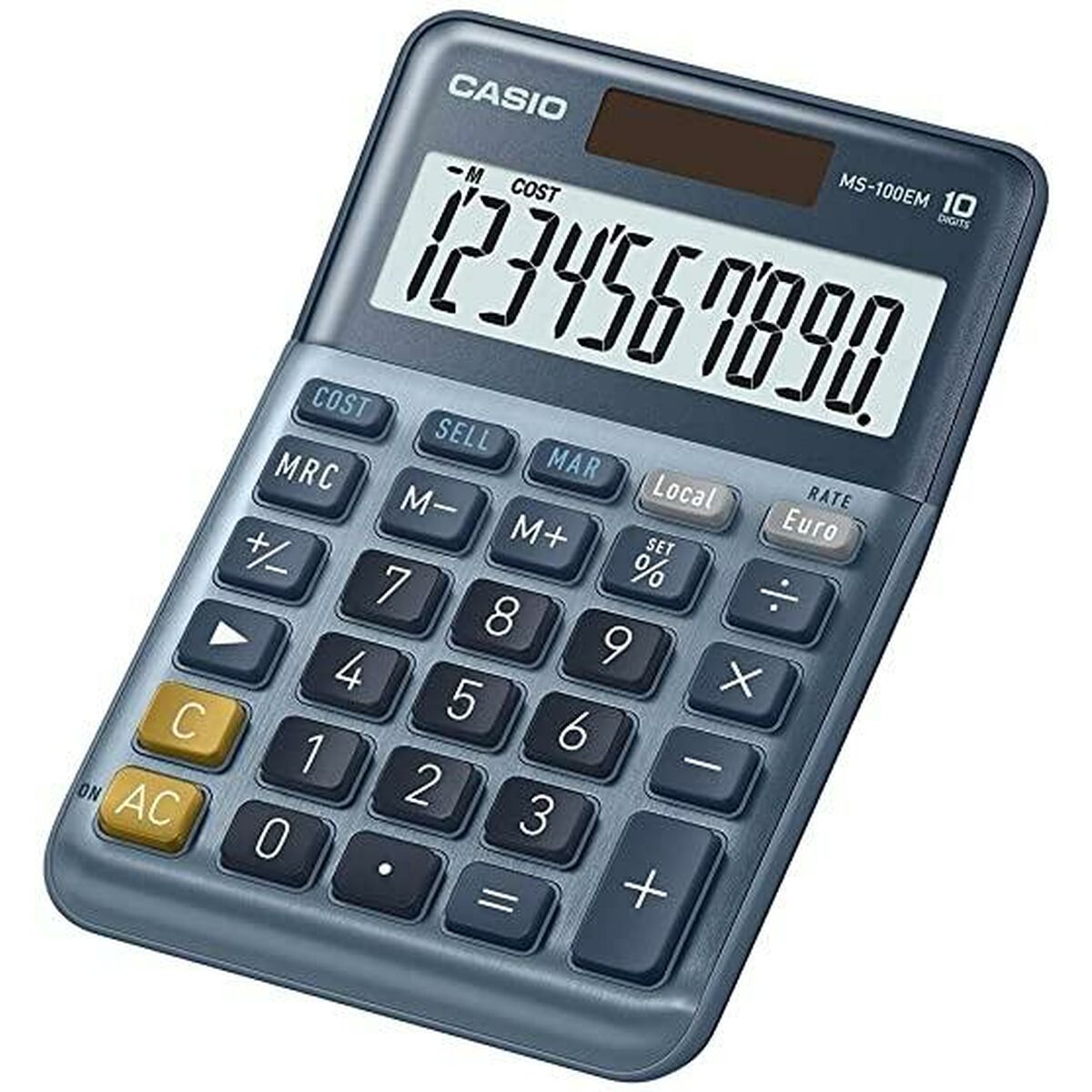 Αριθμομηχανή Casio MS-100EM Μπλε (x10) Αριθμομηχανή Casio MS-100EM Μπλε (x10)
