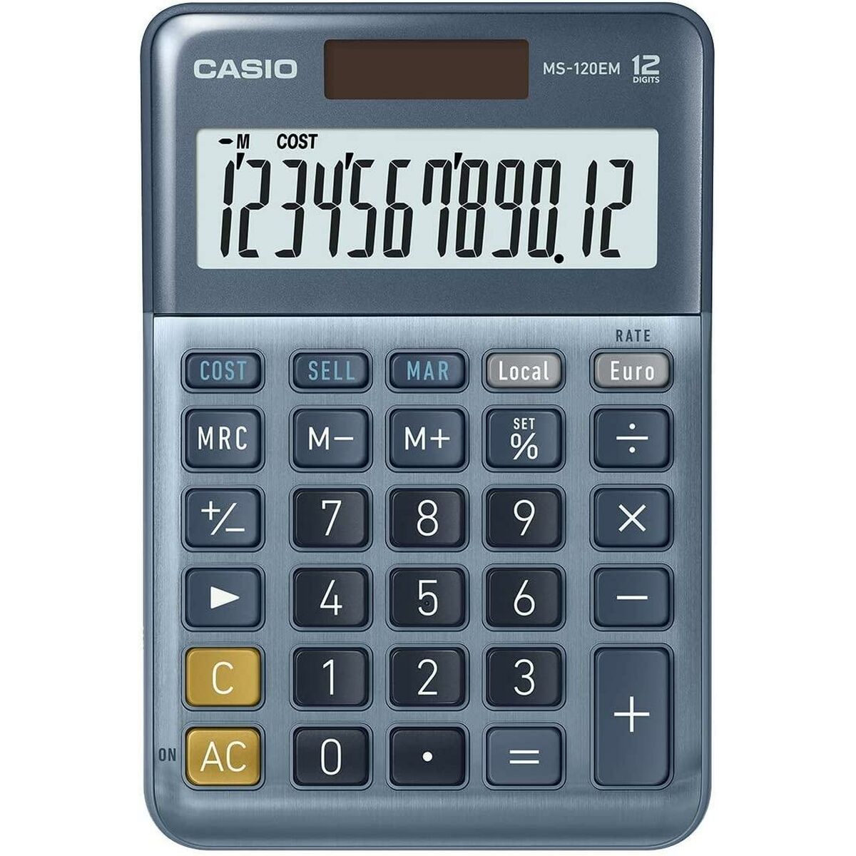 Αριθμομηχανή Casio MS-100EM Μπλε (x10) Αριθμομηχανή Casio MS-100EM Μπλε (x10)