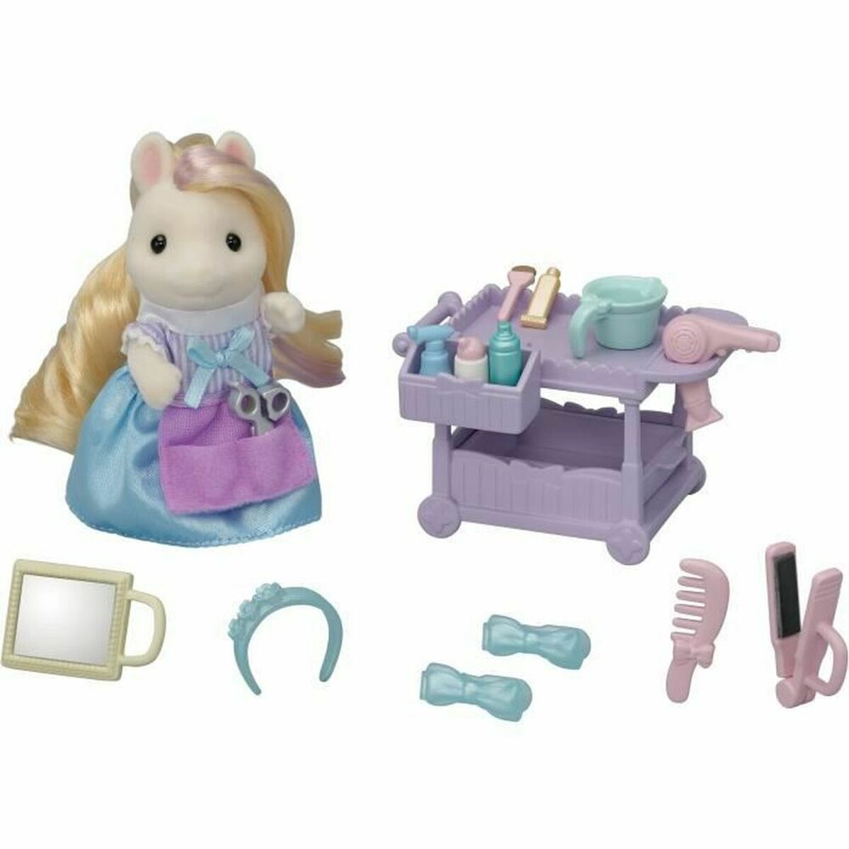 Κούκλα Δράσης Sylvanian Families The Pony Mum and Her Styling Kit (Δωρεάν Μεταφορικά)