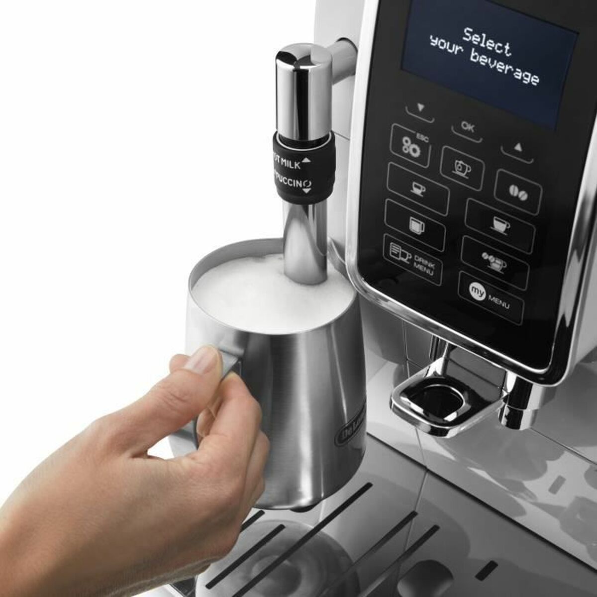 Υπεραυτόματη καφετιέρα DeLonghi ECAM 350.35.SB Ασημί (Δωρεάν Μεταφορικά)