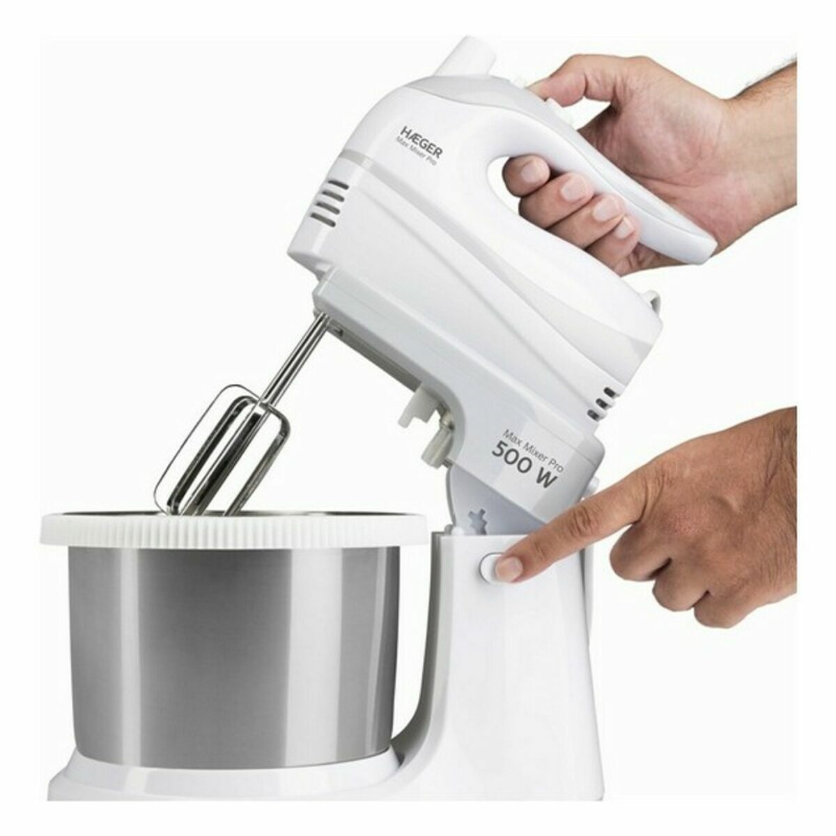 μίξερ-ζυμωτήριο με μπολ Haeger BL-5BW.009A 2 L 500 W 500W μίξερ-ζυμωτήριο με μπολ Haeger BL-5BW.009A 2 L 500 W 500W