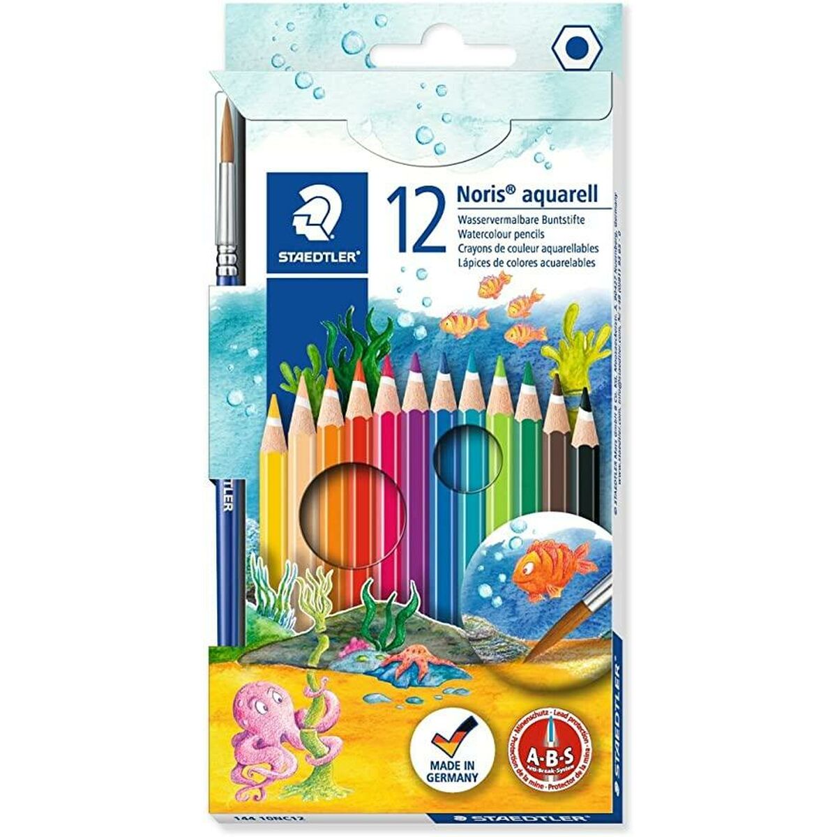 Ακουαρέλα Xρωματιστά Mολύβια Staedtler Noris 12 Τεμάχια Πολύχρωμο (x10) Ακουαρέλα Xρωματιστά Mολύβια Staedtler Noris 12 Τεμάχια Πολύχρωμο (x10)