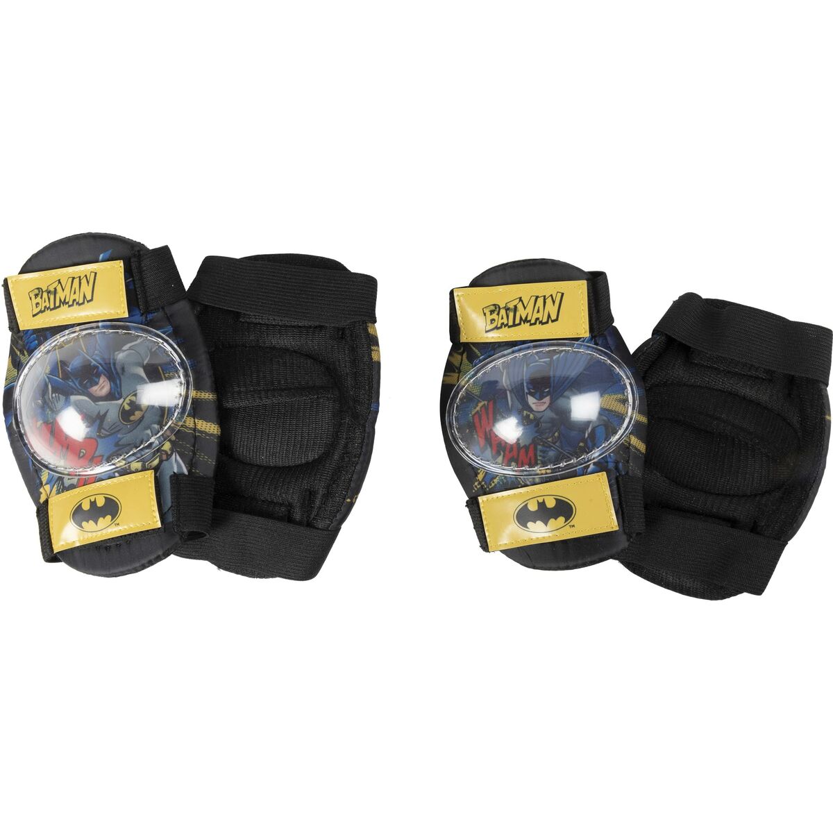 Κιτ μαξιλαριών αγκώνων και γονάτων Batman CZ10957 Μαύρο/Κίτρινο Κιτ μαξιλαριών αγκώνων και γονάτων Batman CZ10957 Μαύρο/Κίτρινο