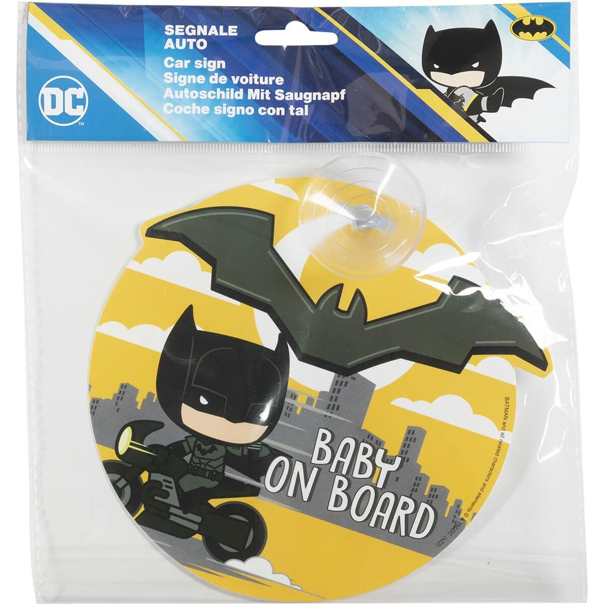 Αυτοκόλλητο Αυτοκινήτου Batman CZ11068 Ø 20 cm Αυτοκόλλητο Αυτοκινήτου Batman CZ11068 Ø 20 cm