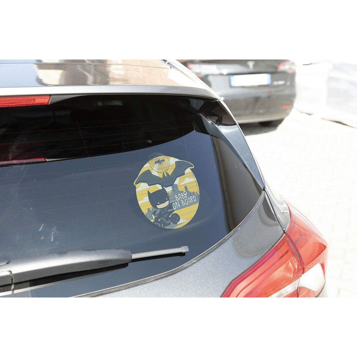 Αυτοκόλλητο Αυτοκινήτου Batman CZ11068 Ø 20 cm Αυτοκόλλητο Αυτοκινήτου Batman CZ11068 Ø 20 cm