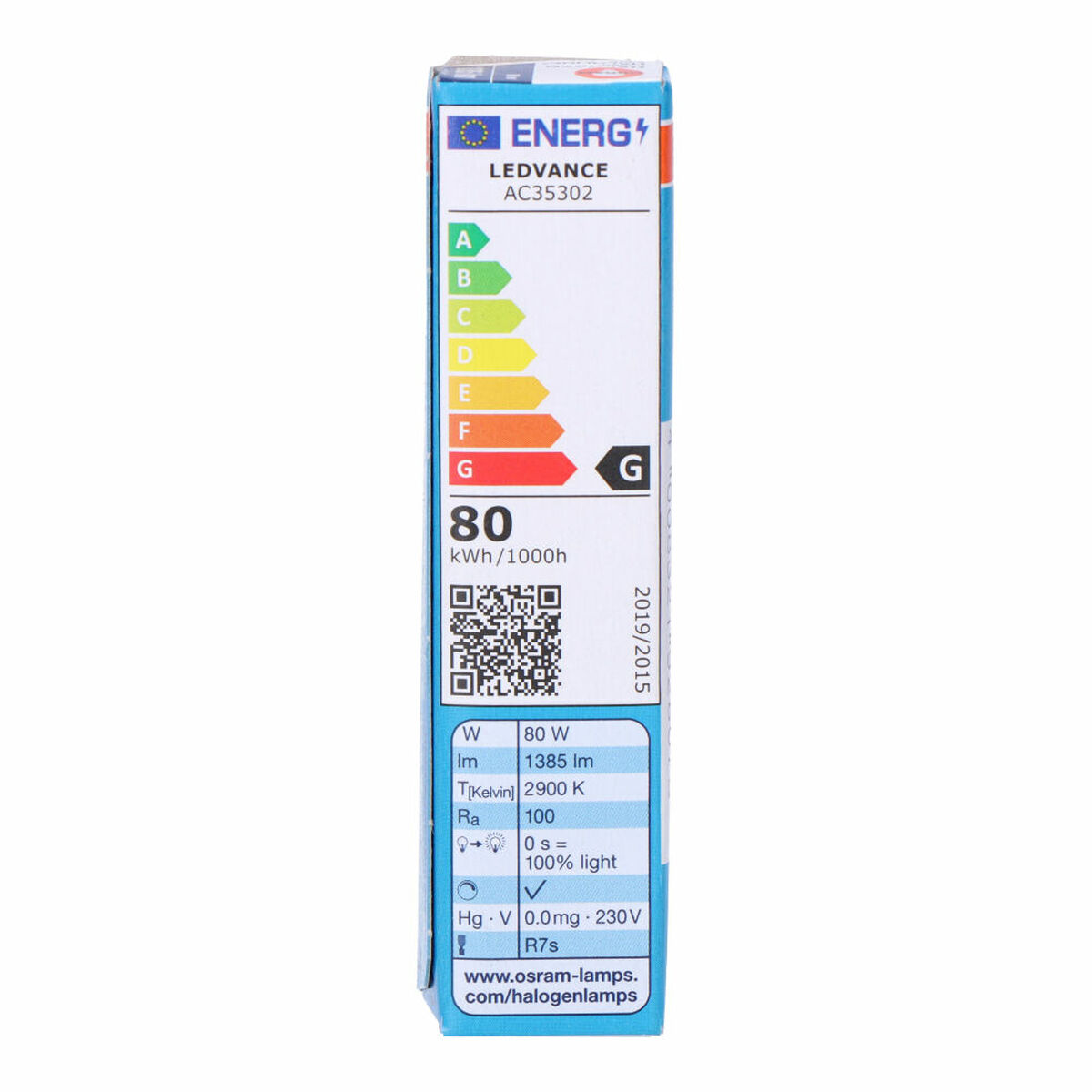 Λάμπα αλόγονου Osram Plusline ES Compact Γραμμικός 80 W R7s 1400 lm (2900 K) (x1) Λάμπα αλόγονου Osram Plusline ES Compact Γραμμικός 80 W R7s 1400 lm (2900 K) (x1)