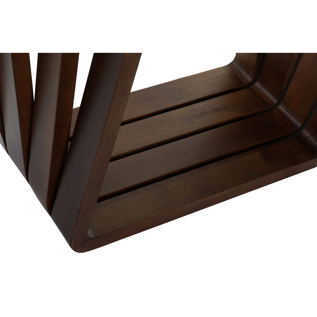 Έπιπλο Εισόδου DKD Home Decor Καφέ Διαφανές 145 x 45 x 75 cm