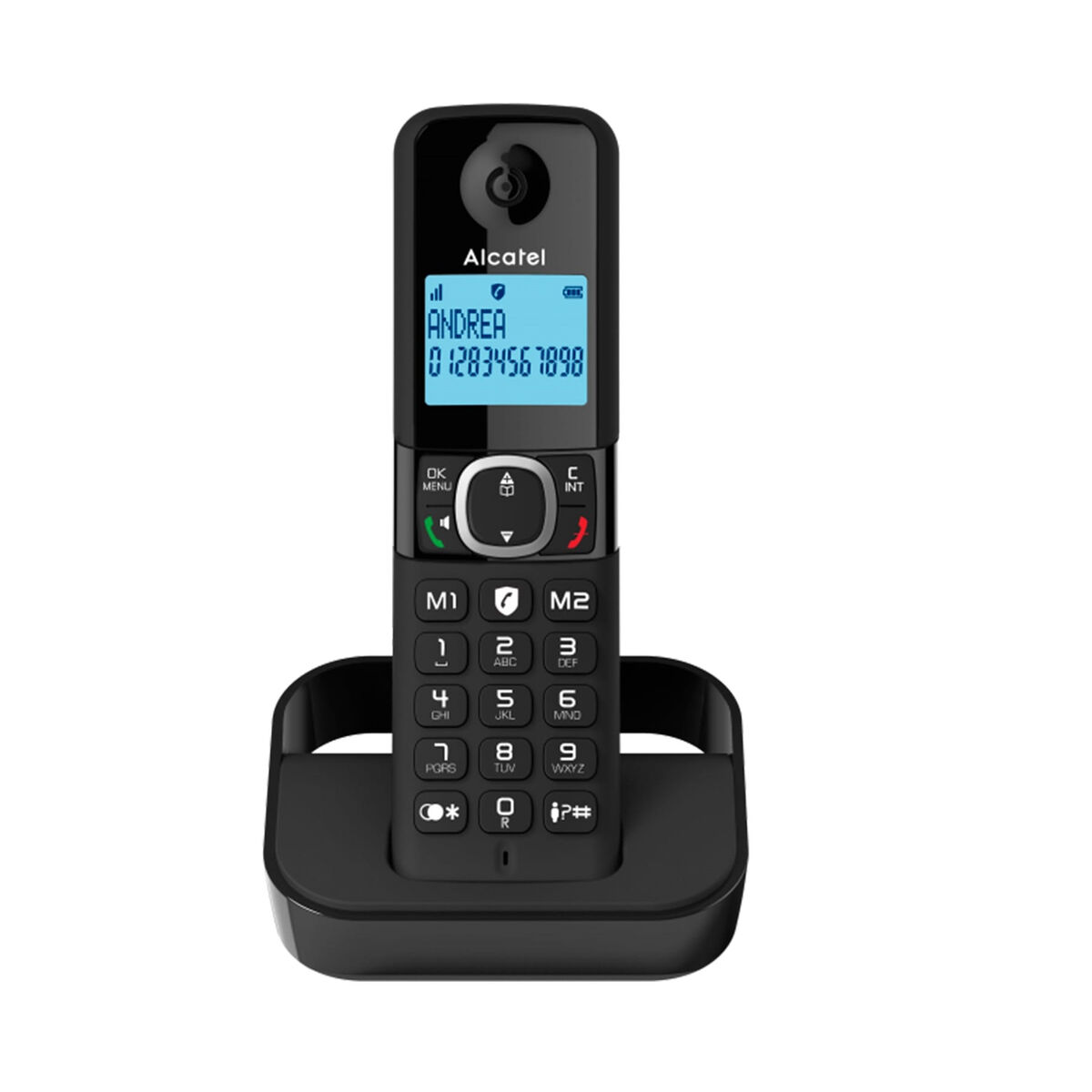 Ασύρματο Τηλέφωνο Alcatel F860 Μαύρο Ασύρματο Τηλέφωνο Alcatel F860 Μαύρο