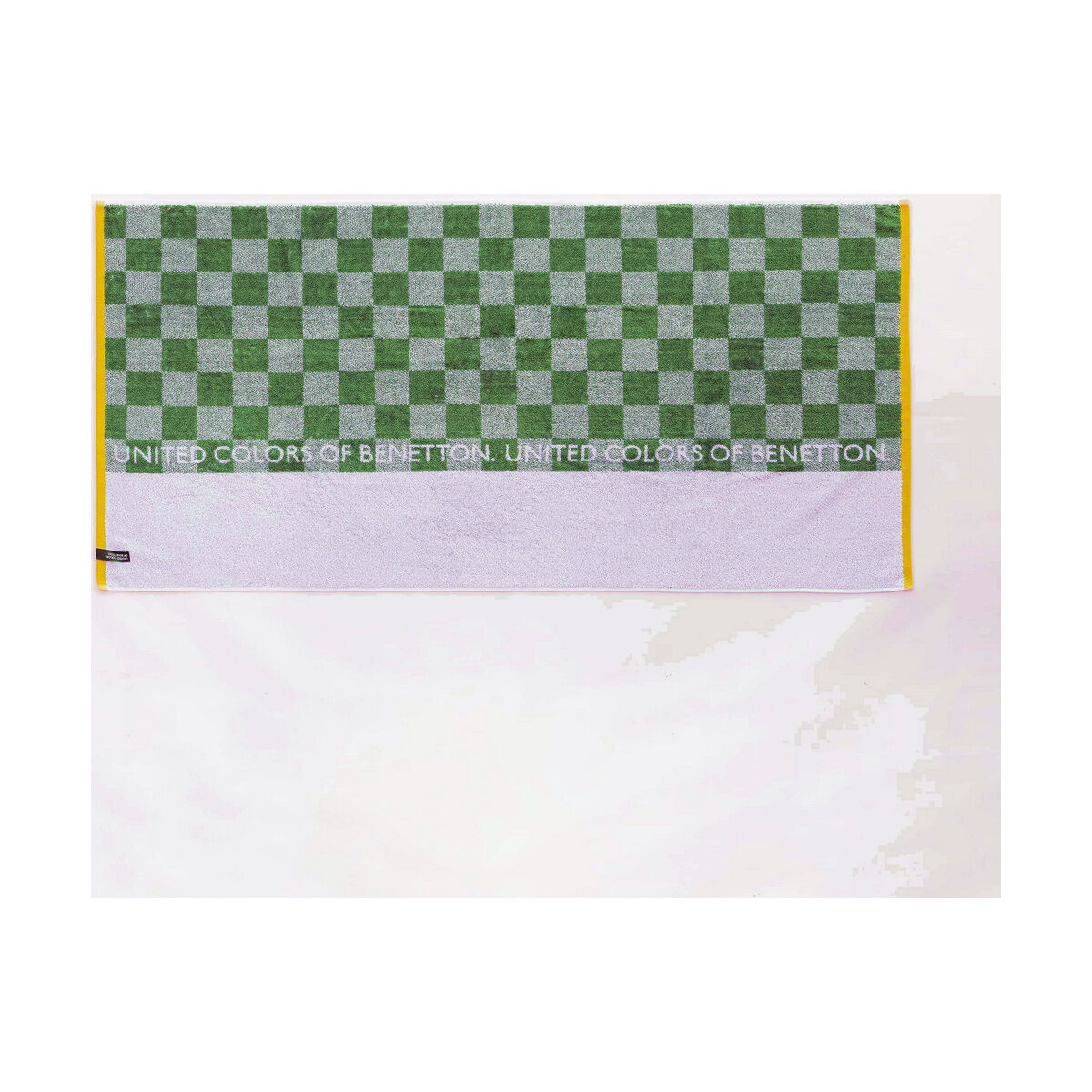 Πετσέτα θαλάσσης Benetton BE148 140 x 170 cm Πράσινο Πετσέτα θαλάσσης Benetton BE148 140 x 170 cm Πράσινο