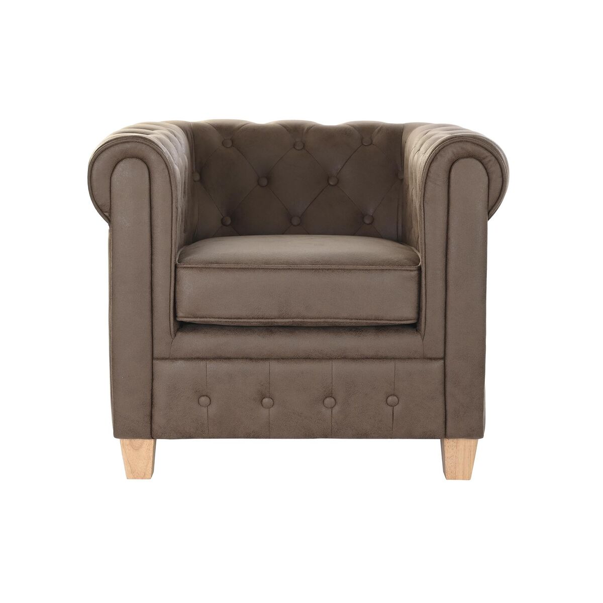 Πολυθρόνα DKD Home Decor 80 x 80 x 70 cm Ξύλο Σκούρο καφέ Πολυθρόνα DKD Home Decor 80 x 80 x 70 cm Ξύλο Σκούρο καφέ