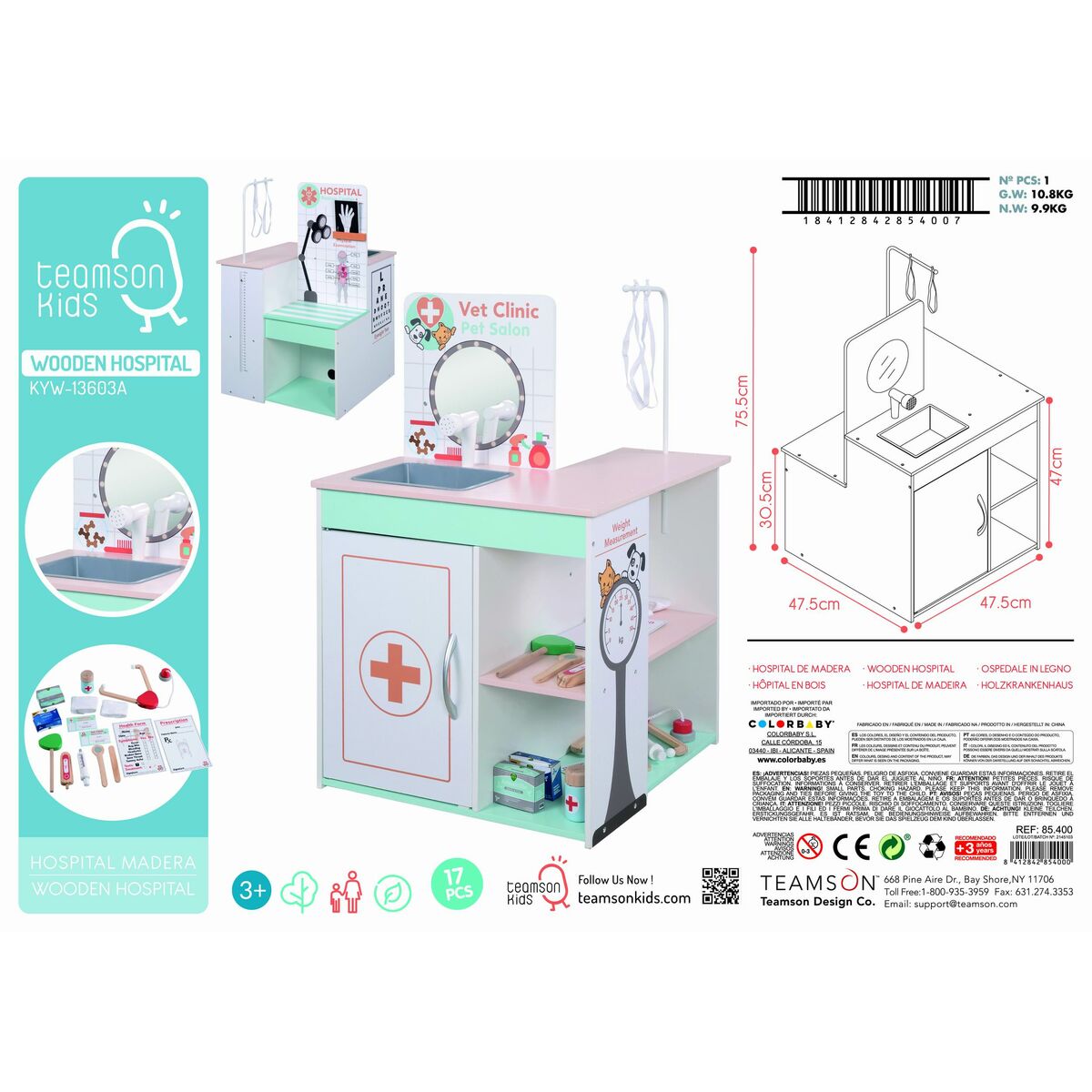 Εκπαιδευτικό Παιχνίδι Teamson Vet Clinic Κτηνίατρος Εκπαιδευτικό Παιχνίδι Teamson Vet Clinic Κτηνίατρος
