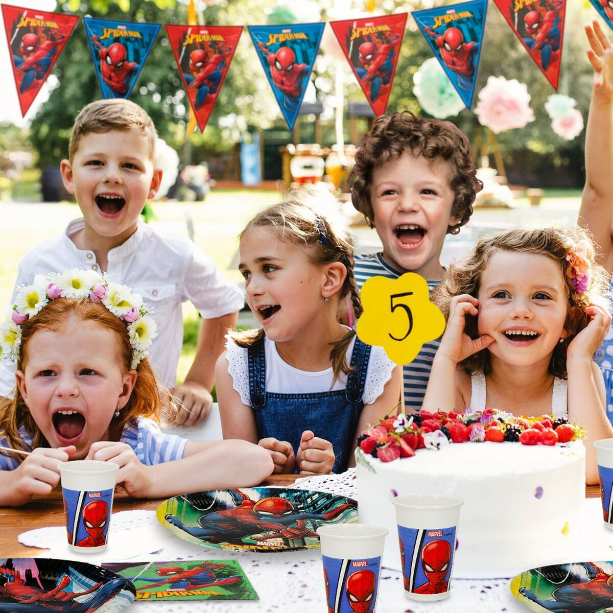 Σετ Γιορτινά Είδη Spider-Man 66 Τεμάχια