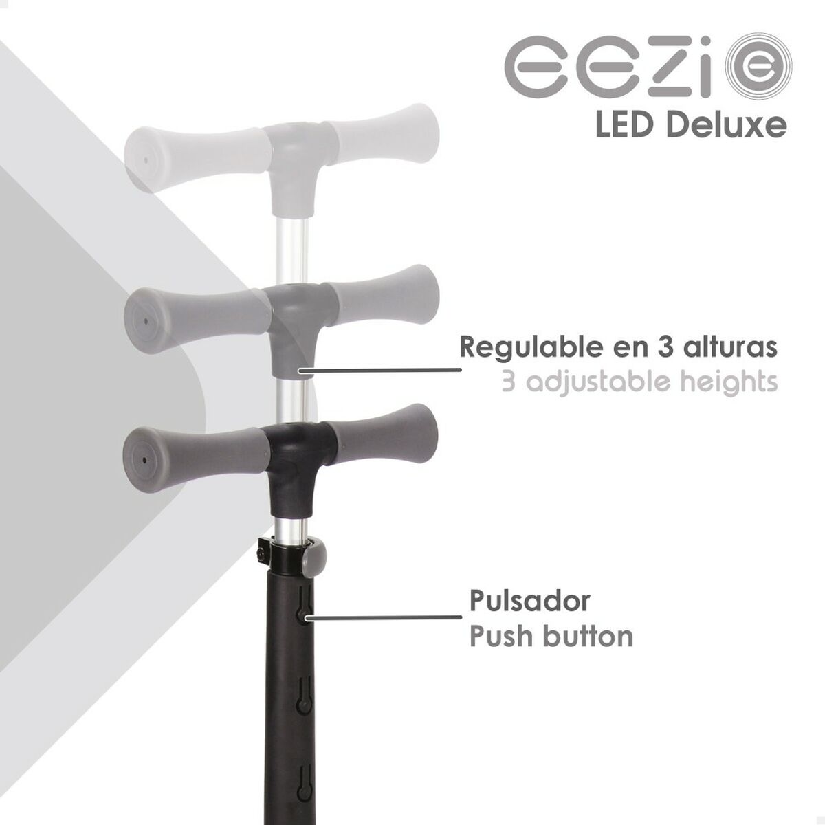 Scooter Eezi Μαύρο x2 Scooter Eezi Μαύρο x2