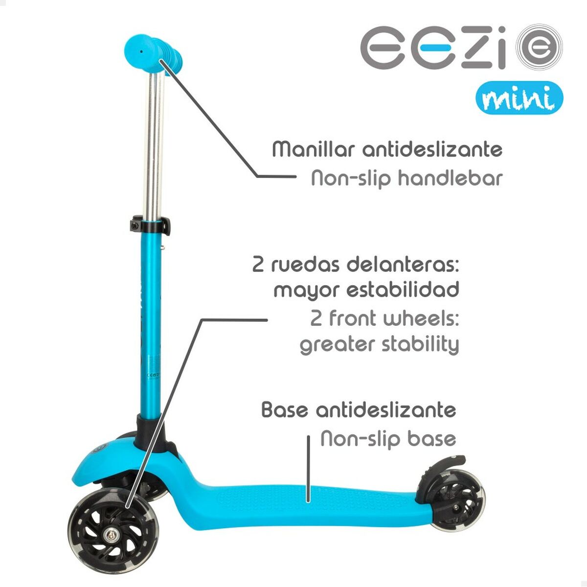 Scooter Eezi Μπλε x2 Scooter Eezi Μπλε x2