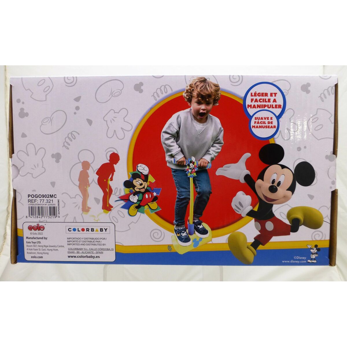 Άλτης pogo Mickey Mouse 3D Κίτρινο Παιδικά (4 Μονάδες) Άλτης pogo Mickey Mouse 3D Κίτρινο Παιδικά (4 Μονάδες)
