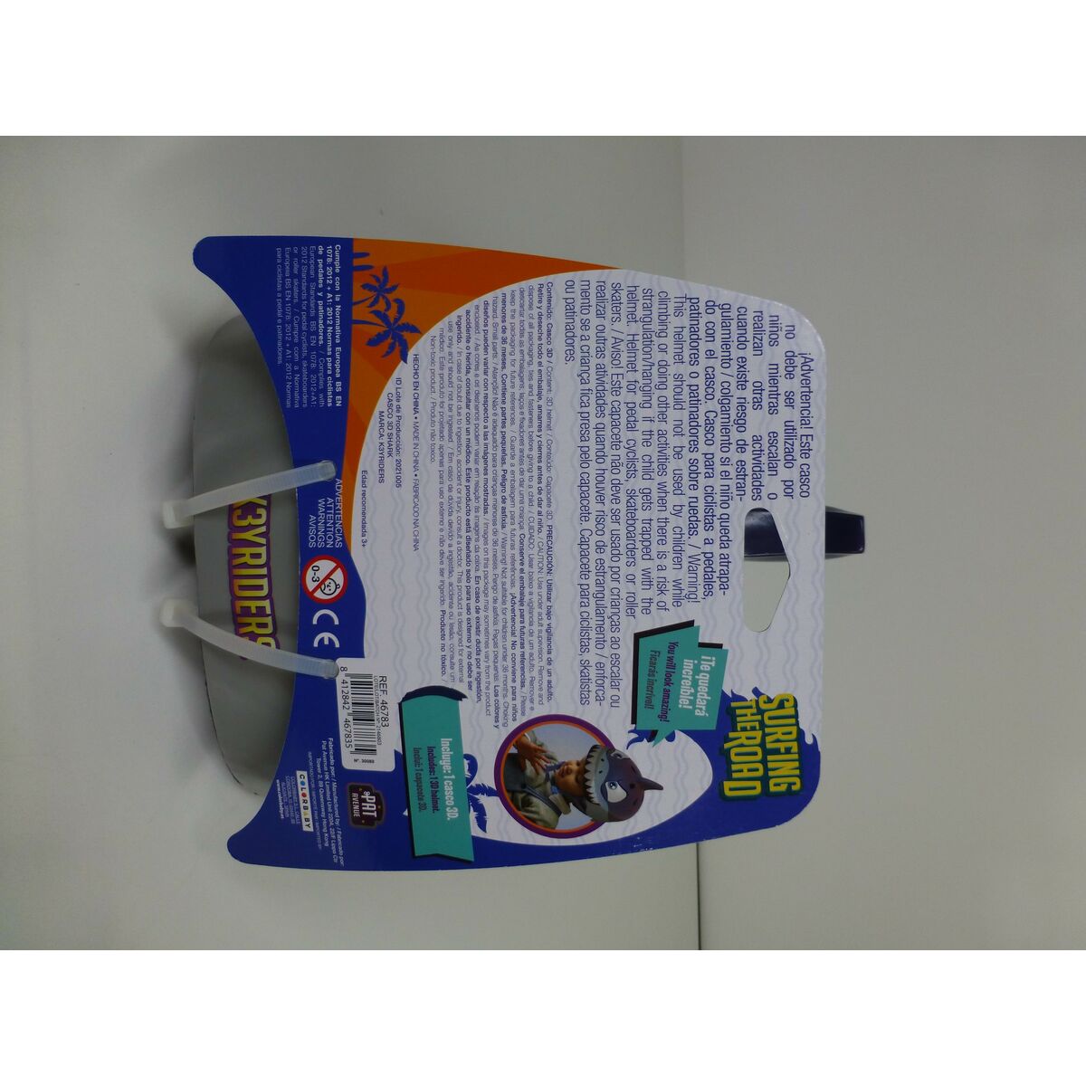 Παιδικό Kράνος K3yriders Shark 52-55 cm (4 Μονάδες) Παιδικό Kράνος K3yriders Shark 52-55 cm (4 Μονάδες)