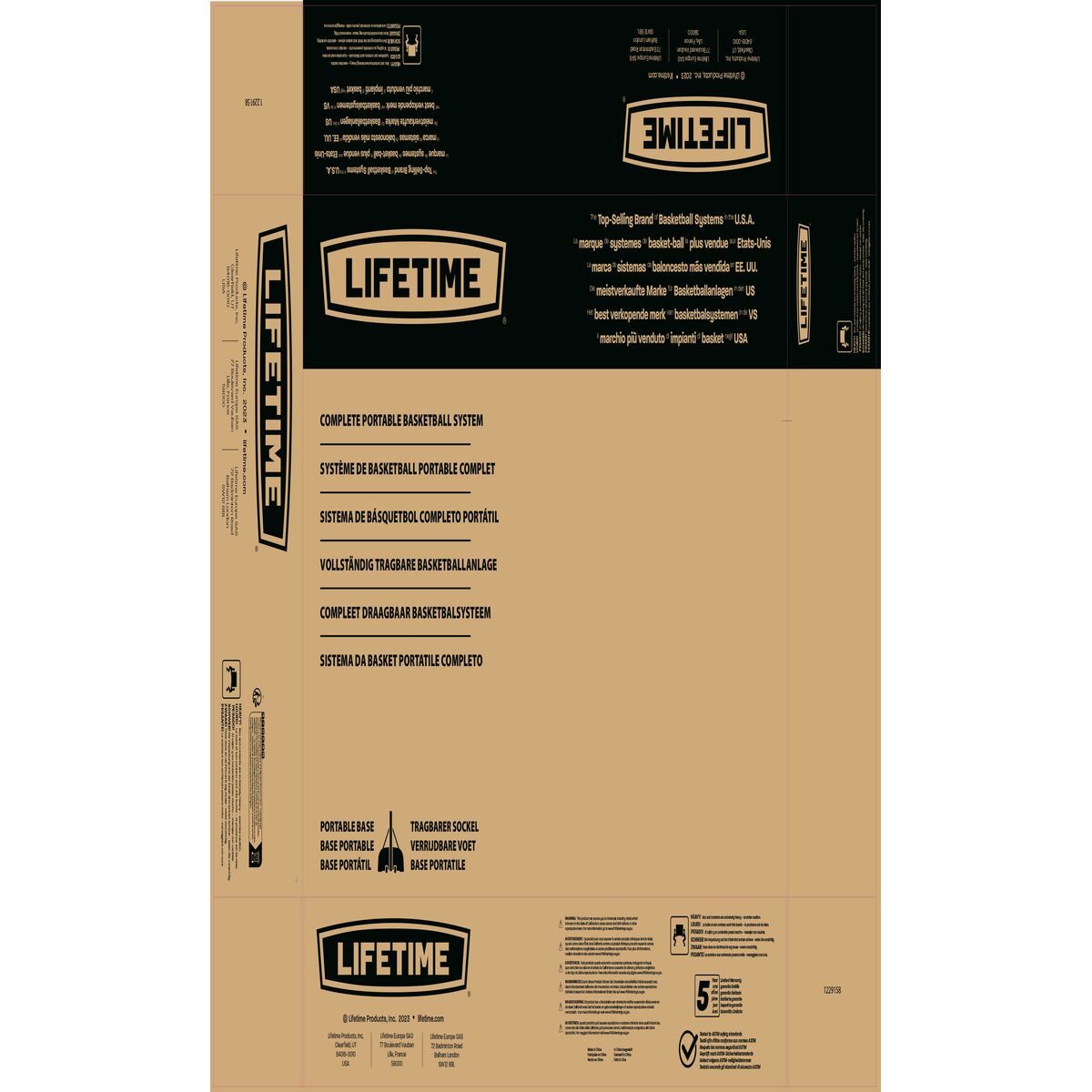Καλάθι Mπάσκετ Lifetime 122 x 305 x 187 cm Καλάθι Mπάσκετ Lifetime 122 x 305 x 187 cm