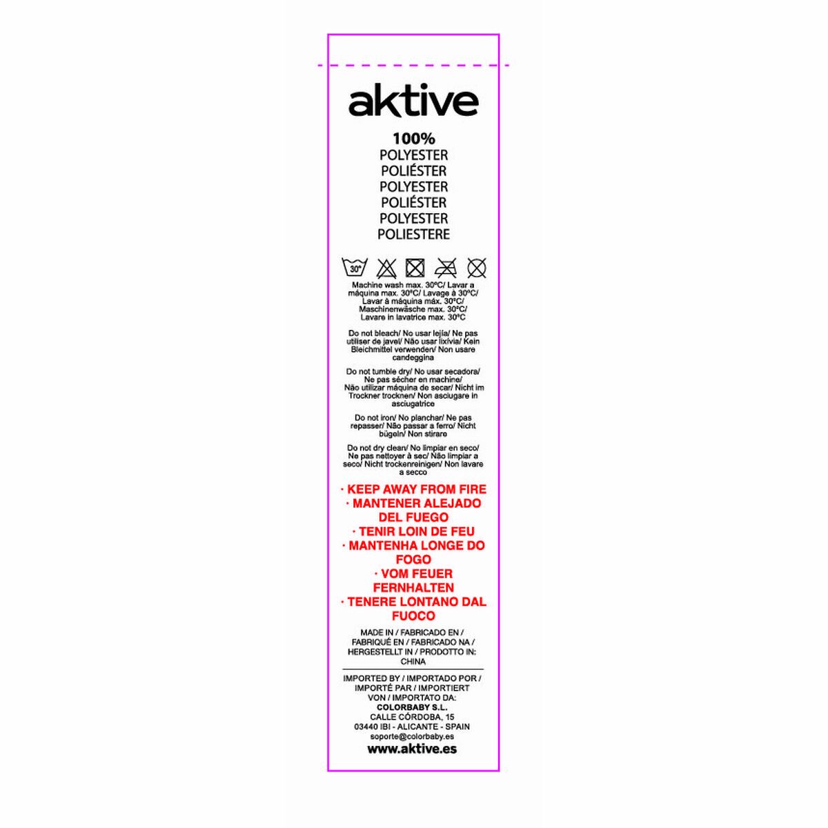 Η σκιά πλέει Aktive Τριγωνικό 360 x 0,5 x 360 cm (x6)