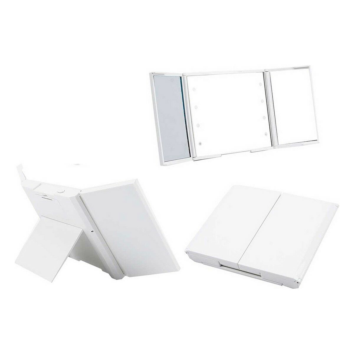 Καθρέφτης τσέπης Berilo YXL2150-CC01 Λευκό ABS 1,5 x 9,5 x 11,5 cm Φως LED (12 Μονάδες) Καθρέφτης τσέπης Berilo YXL2150-CC01 Λευκό ABS 1,5 x 9,5 x 11,5 cm Φως LED (12 Μονάδες)