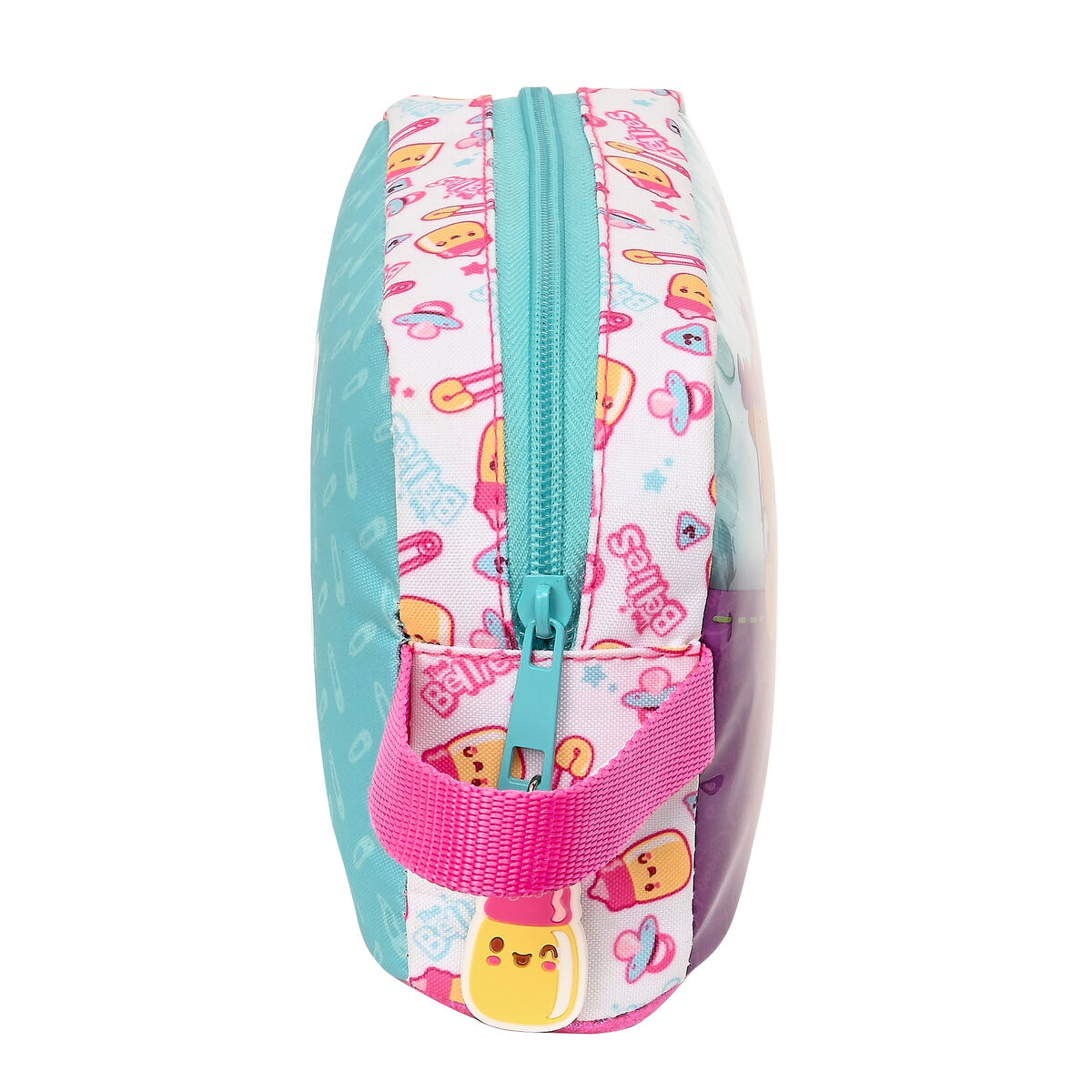 θερμική Θήκη Μεταφοράς Σνακ The Bellies 21.5 x 12 x 6.5 cm Μωβ Τυρκουάζ Λευκό