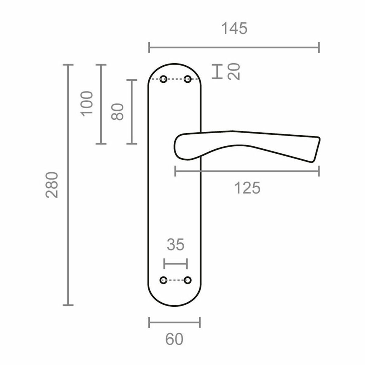 Σετ λαβών EDM 85435 707 24 x 4,5 cm Σετ λαβών EDM 85435 707 24 x 4,5 cm